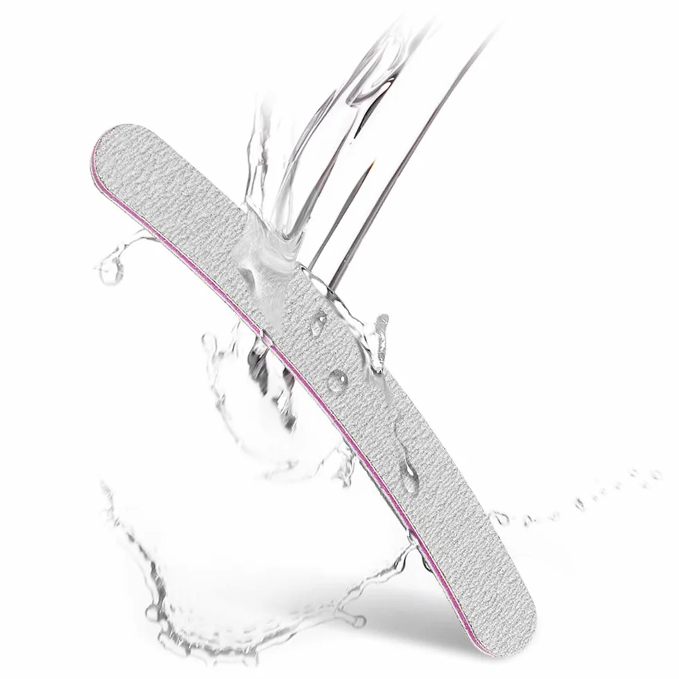 Forever Speed 50 lime per unghie professionali 100/180, lima per manicure a doppio lato, colore viola/bianco