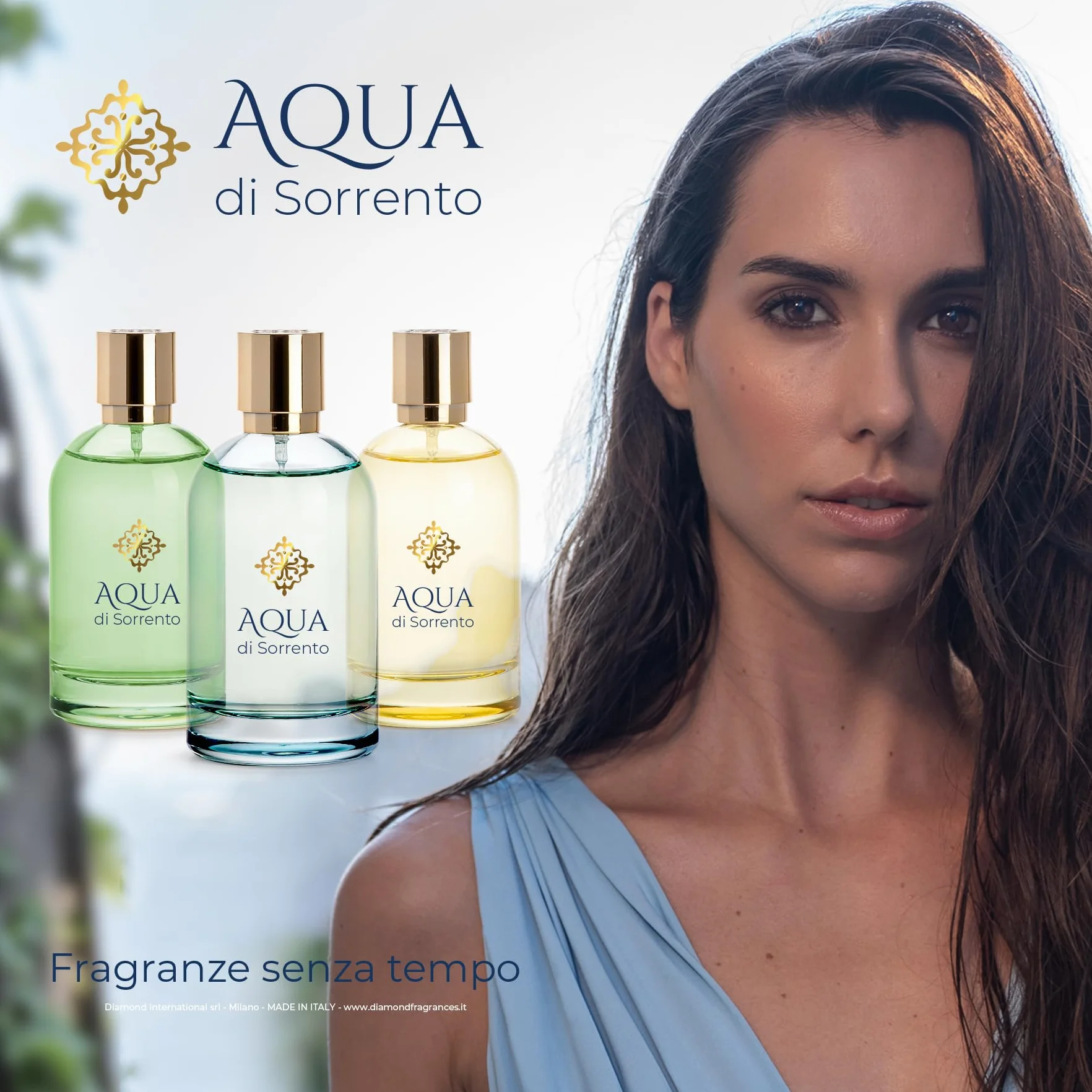 AQUA DI SORRENTO | Posillipo, Confezione Regalo Uomo, Gel Doccia e Shampoo & Shower Gel da 200ml + Balsamo Dopobarba 100ml, Fragranza Agrumata, Floreale e Legnosa