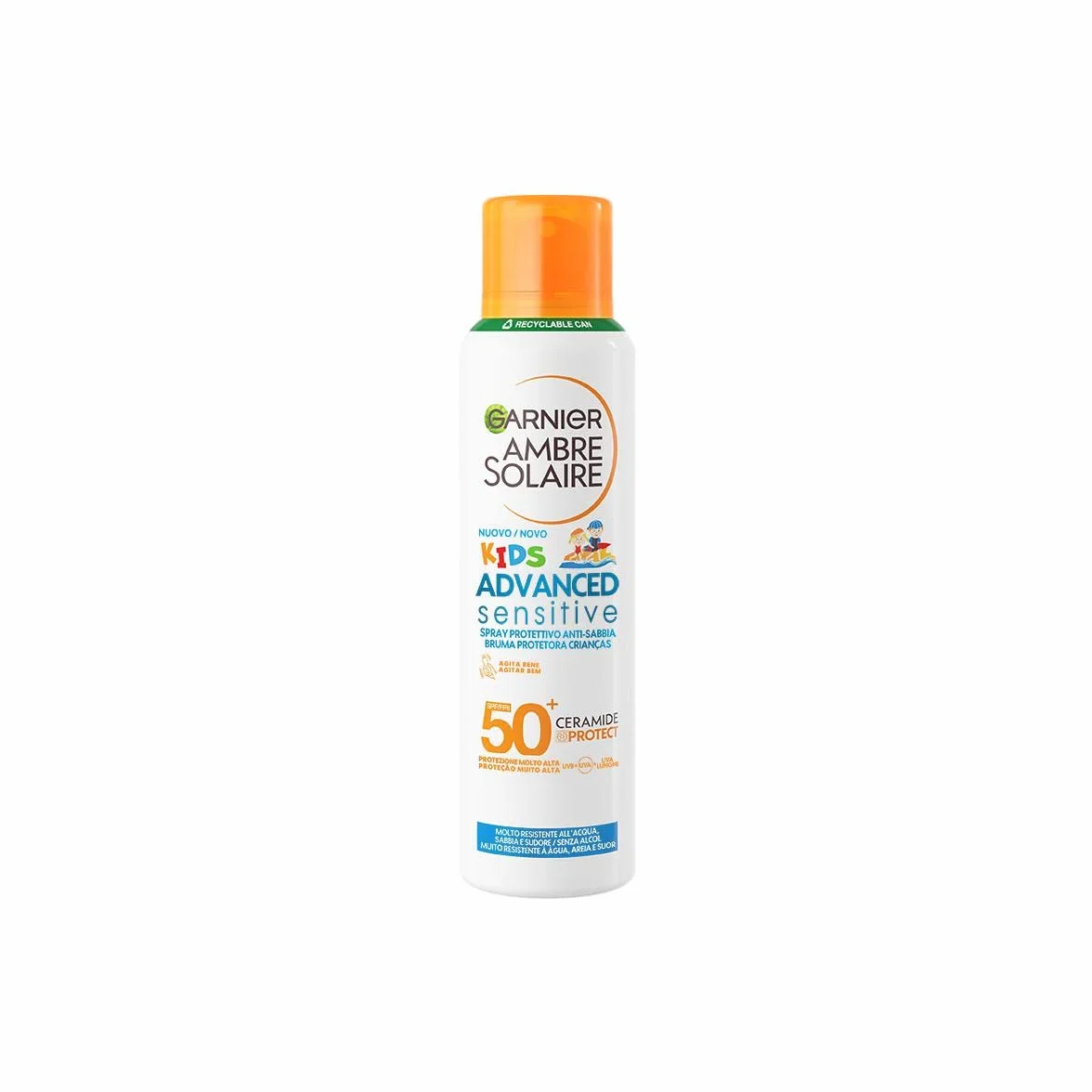 Garnier Ambre Solaire Advanced Sensitive Kids Ceramide Protect Spray Aerosol SPF50+ 150 ml