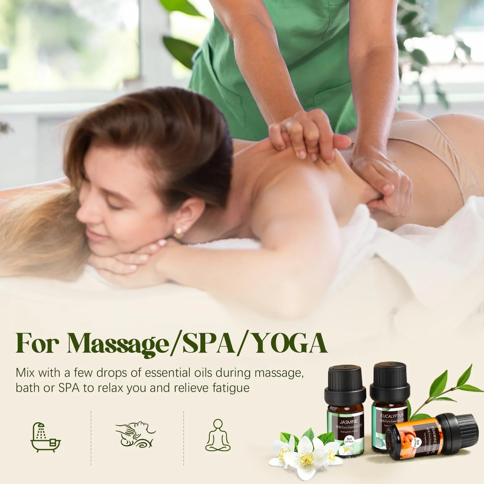 Set di Oli Essenziali per Diffusori Umidificatore 20 x 5ML, Olio Essenziale Naturali per Aromaterapia - Lavanda, Tea Tree, Citronella, Incenso