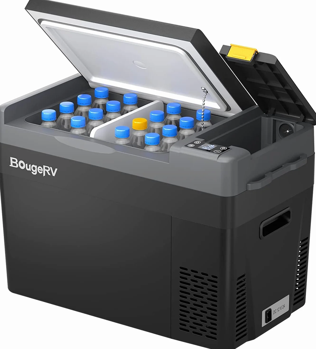 BougeRV CRPRO Frigo Portatile 29 litri -22°C 10°C 12/24V CC 110-240V CA Compressore 12V Campeggio Nero