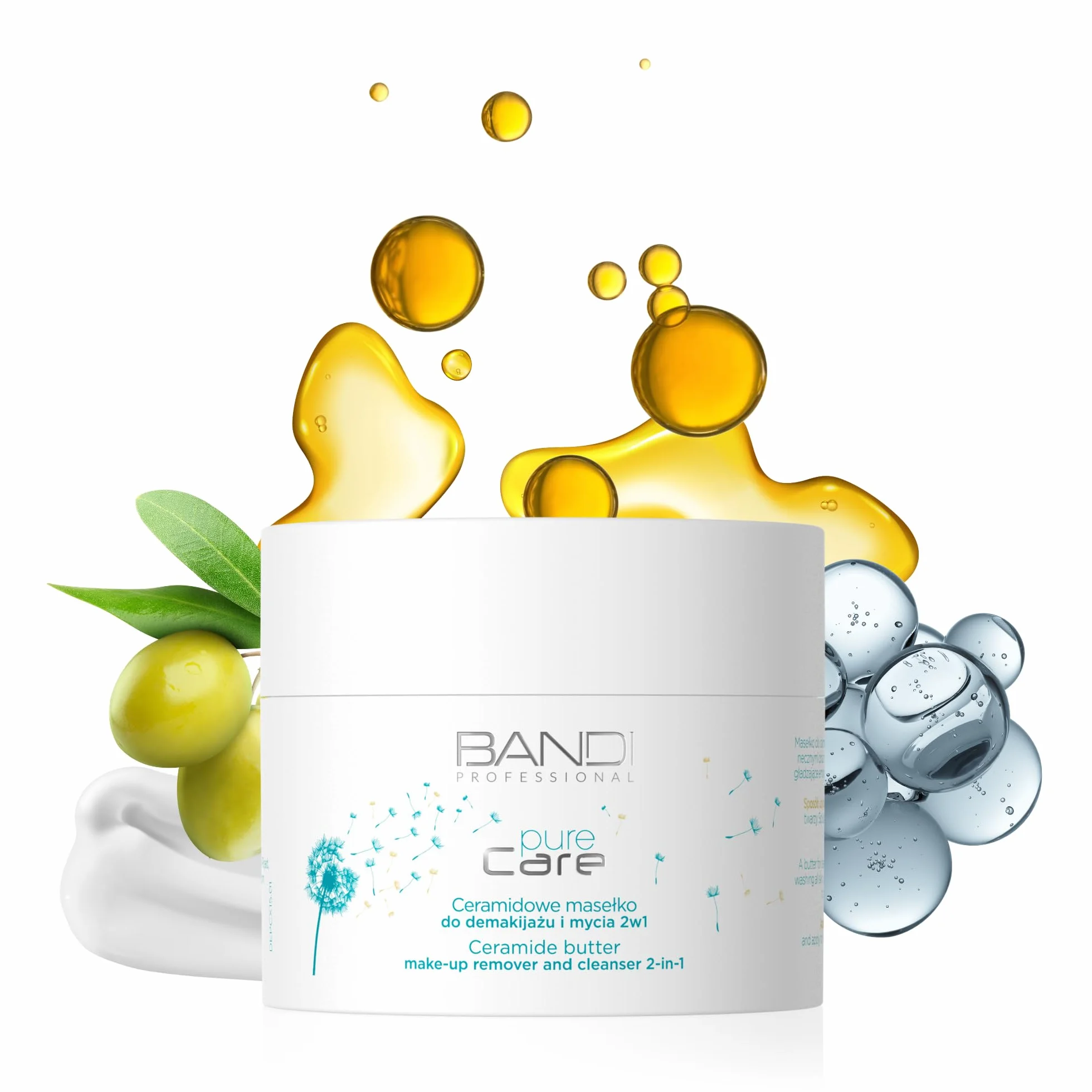 Bandi - Burro Struccante e Detergente Viso 2-in-1 Balsamo Struccante Per Occhi e Viso Crema Idratante Pulizia Viso Struccante Burro Adatto a Tutti i Tipi di Pelle
