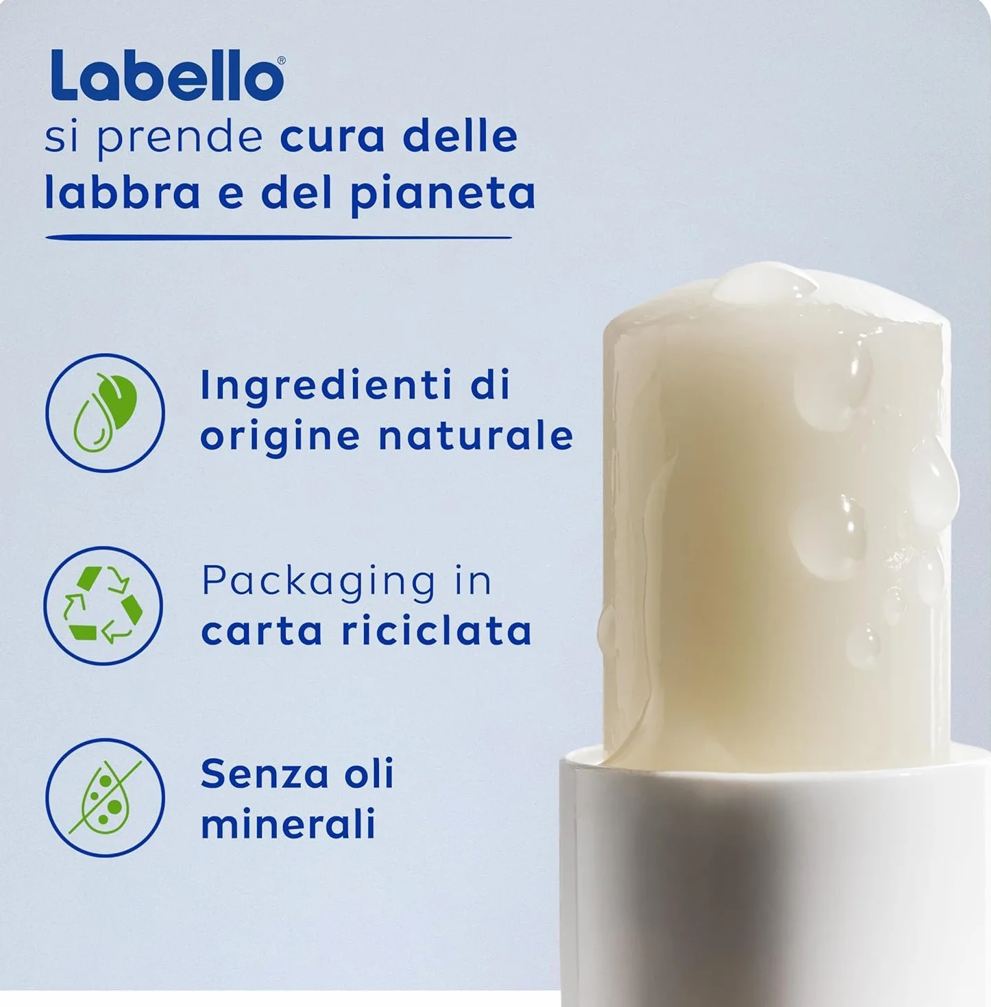 Labello Bipack Sun Protect SPF30 e Hydro Care SPF15 2 x 4.8 g, Burrocacao labbra in confezione doppia, Duo con burrocacao protezione solare idratante e balsamo labbra con filtri UVA/UVB