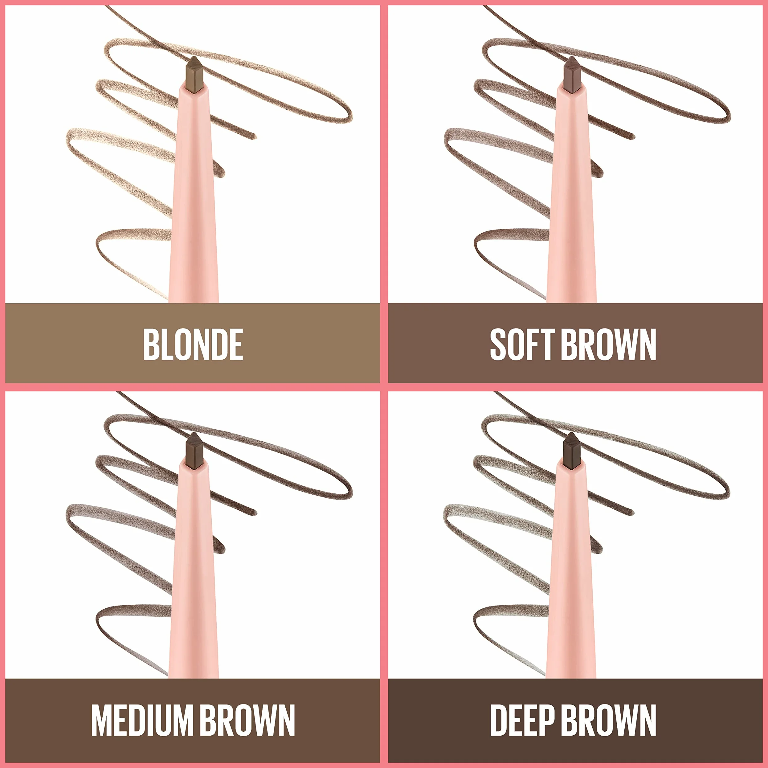 MAYBELLINE - Total Temptation Eyebrow Definer Pencil, Blonde - 0.005 oz. (0.14 g)