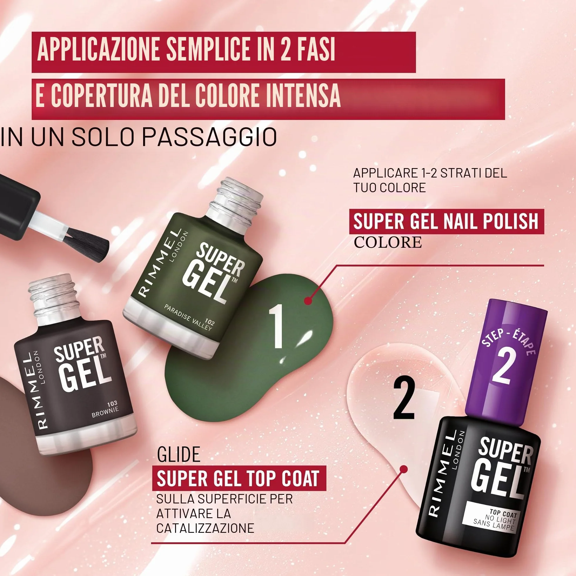 Rimmel London Super Gel Top Coat 12 ml 001 Transparente