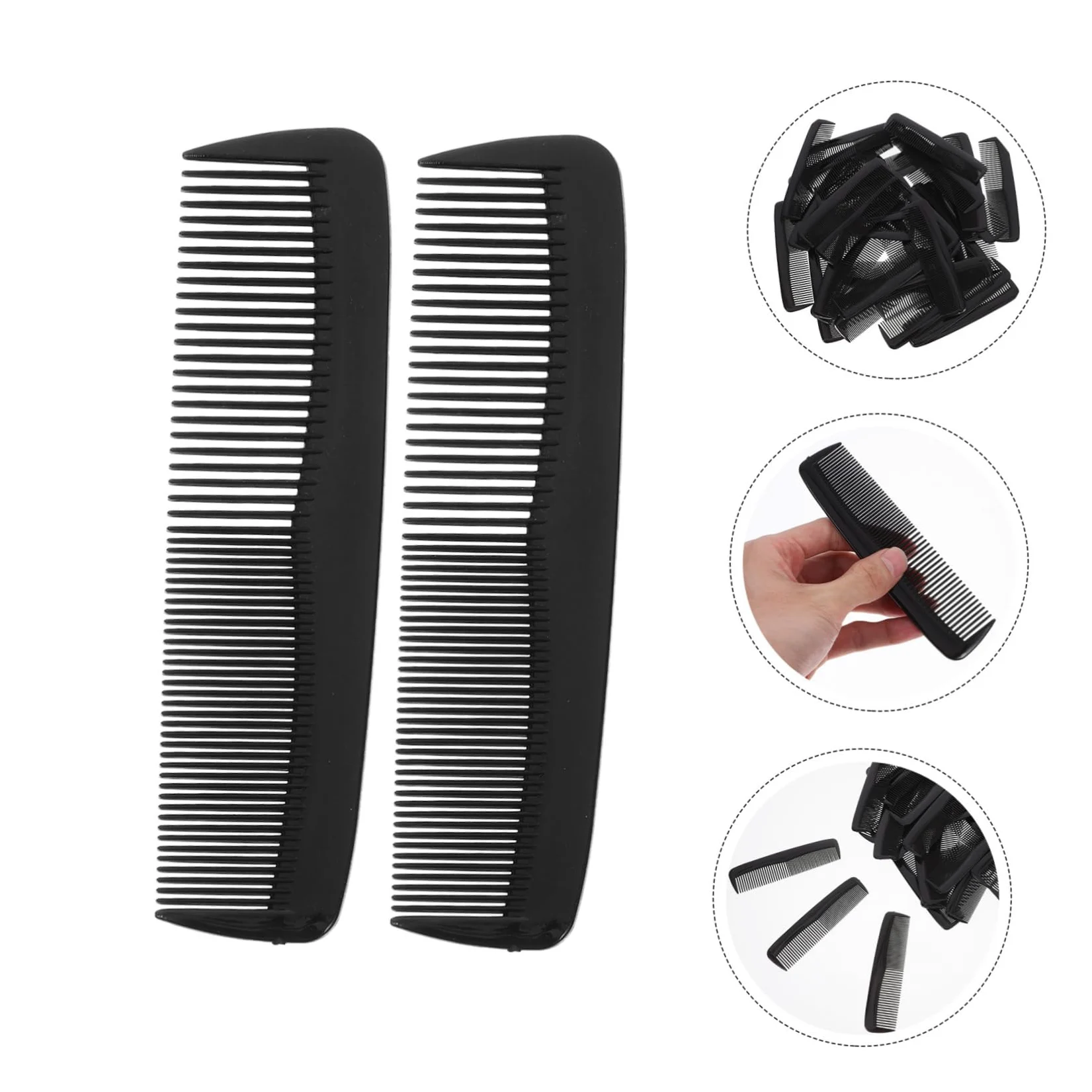 FOMIYES 4 Set Di Pettini Da Barbiere Per Lo Styling Dei Strumento Per Tagliare I A Denti Per Parrucchiere E Per Uso Domestico 50 Pezzi * 4
