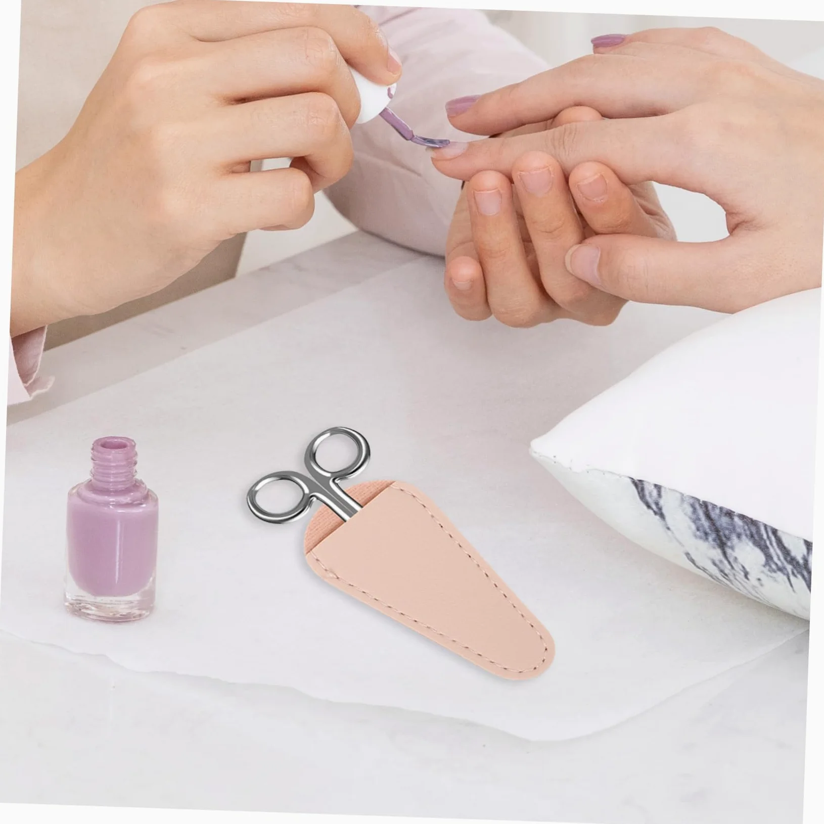 VALICLUD 5 Set Kit Manicure Nipper Manica Della Cuticola Professionale Copertura Protettiva Per Pinze Per Cuticole Copertura Delle Pinzette Per Cuticole Pelle Sintetica 4 Pezzi*5