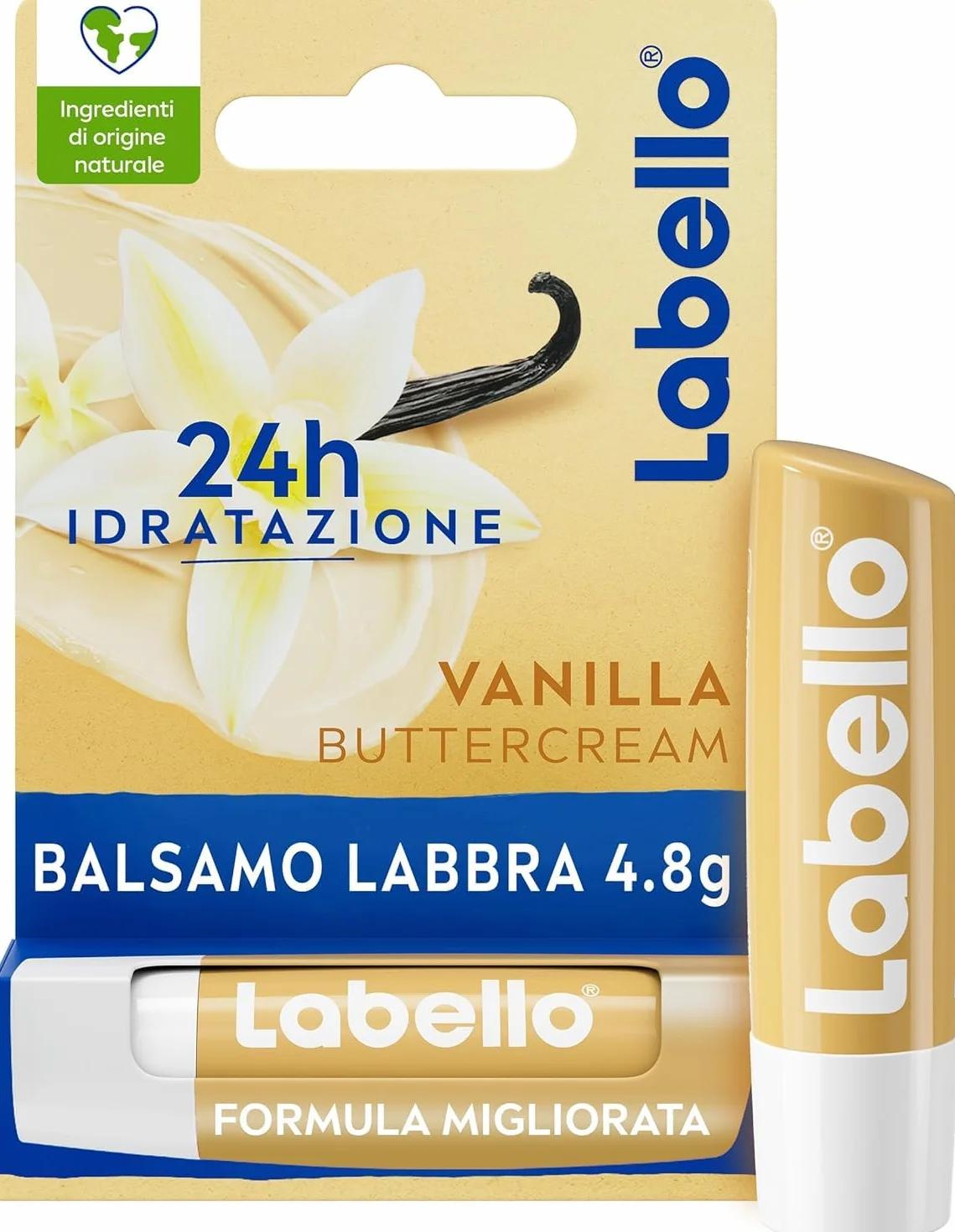 Labello Vanilla Buttercream 4.8 g Balsamo labbra Burrocacao alla vaniglia