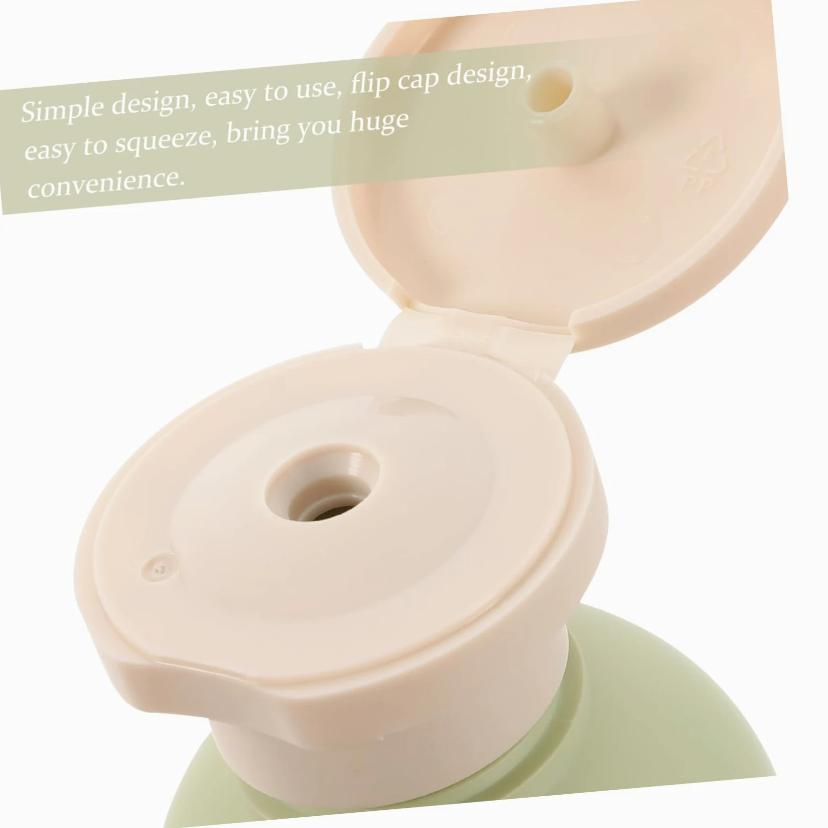 BESTYASH 2 Set Bottiglie Ricaricabili Con Flip Per Lozioni E Shampoo Bottiglie Vuote Viaggio Per Casa E Hotel 5 Pezzi*2
