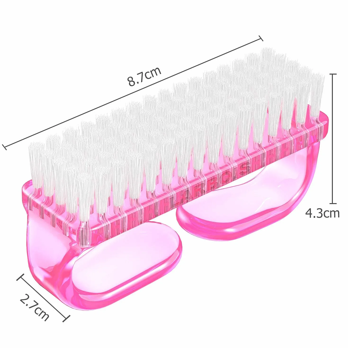 Larbois Spazzola per Unghie Kit Pulizia Dita Piedi Unghie 4 Pezzi