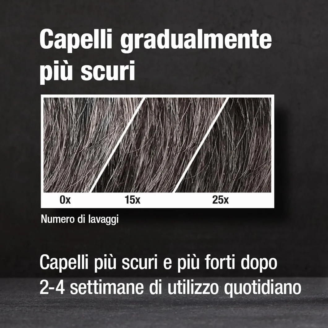 Alpecin Grey Attack Shampoo Colorante Uomo 1x200ml Capelli Grigi Naturale Rinforzante Contro la Caduta Ereditaria