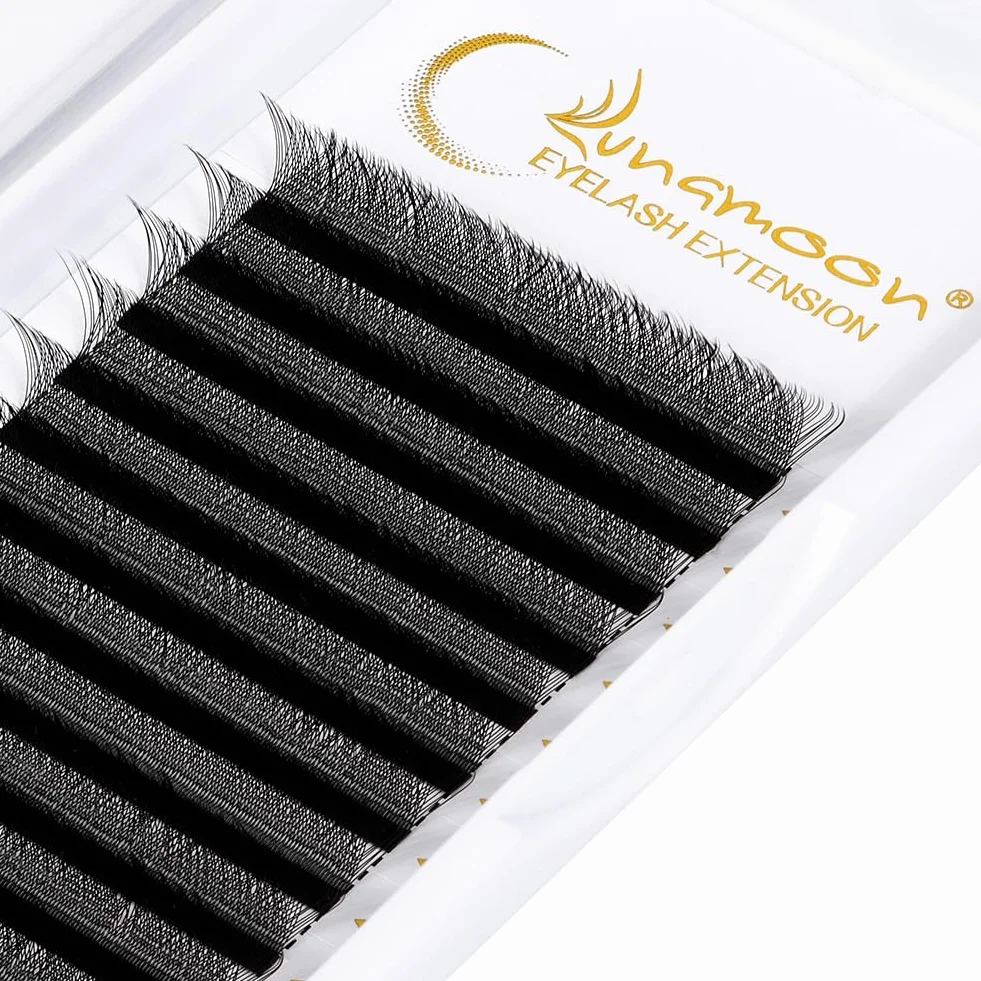 Lunamoon 5D Extension Ciglia W Delle Ciglia Ciuffetti W Forma Premade Fan Eyelash Extension Russian Volume Ventole Naturali Ciglia Ciuffetti (5D/0.07D 11 mm)