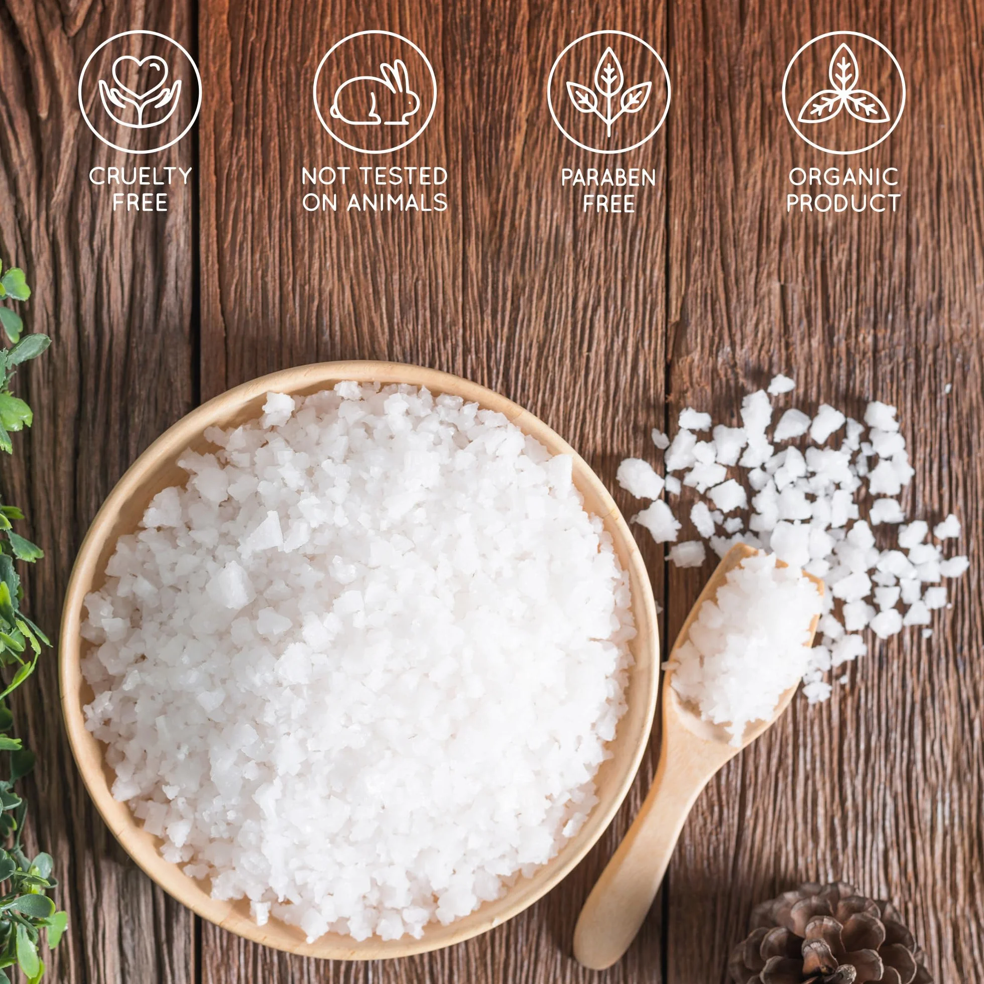 Sali da Bagno, Sali di Epsom, Detox, Magnesio Naturale, Rilassante Muscolare, Pedicure Antimicotico, Fertilizzante per Piante, 7000g