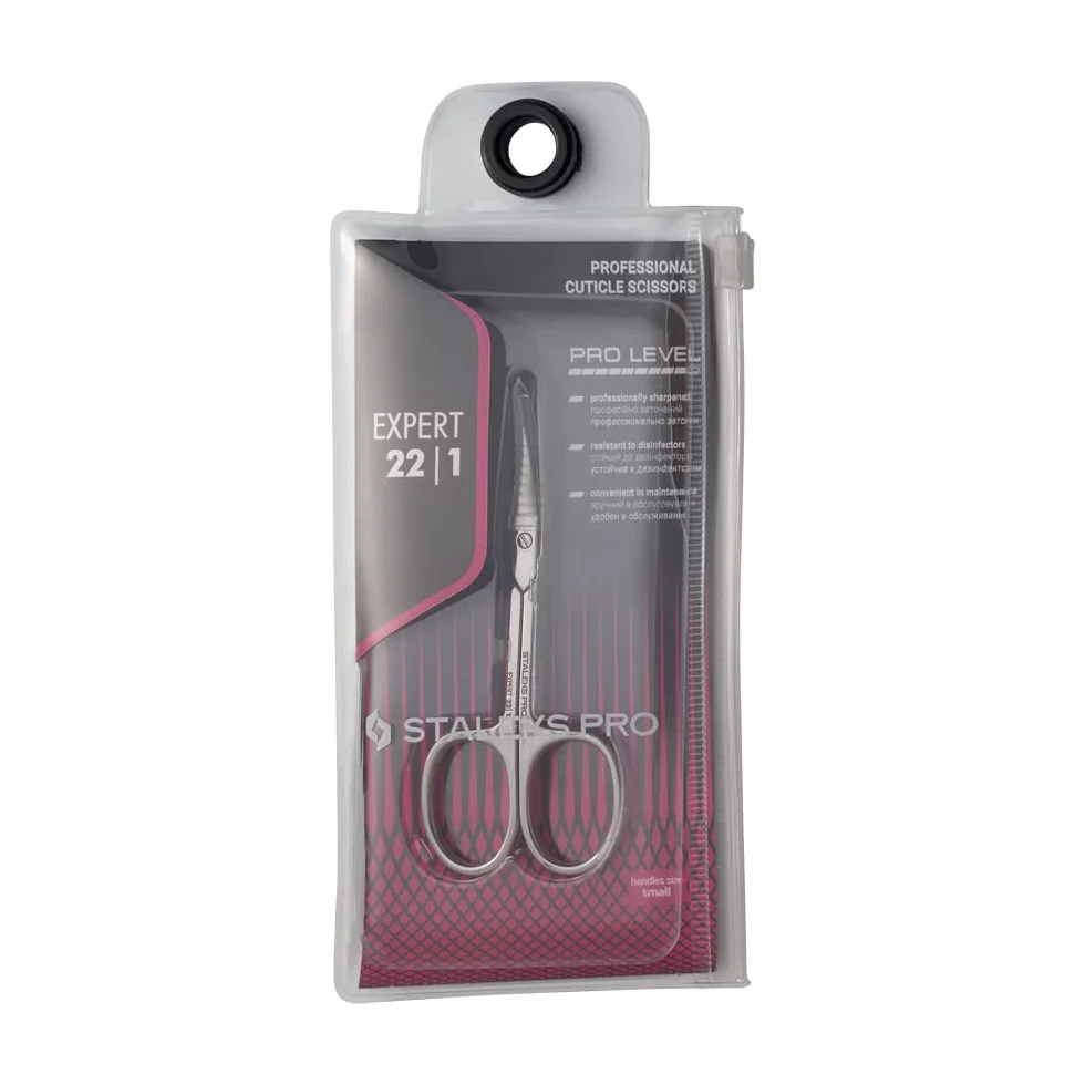 STALEKS PRO Expert 22 Forbici professionali per pelle cuticole SE-22/1