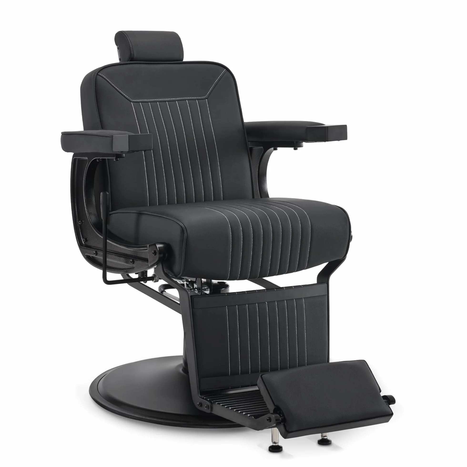 Barberpub Sedia da parrucchiere 3822 (nero)