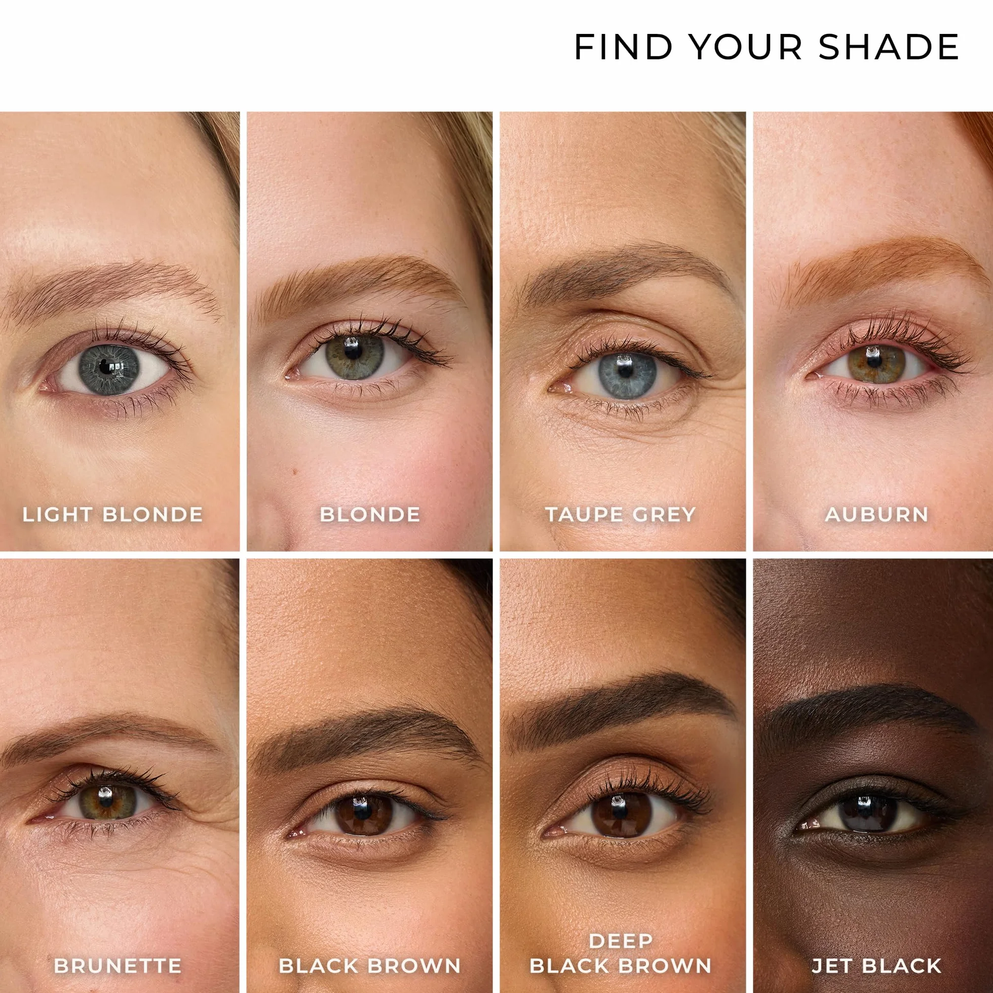 WUNDERBROW Gel Sopracciglia Waterproof - Lunga Durata Fino a 3 Giorni, Senza Trasferimento, Vegano
