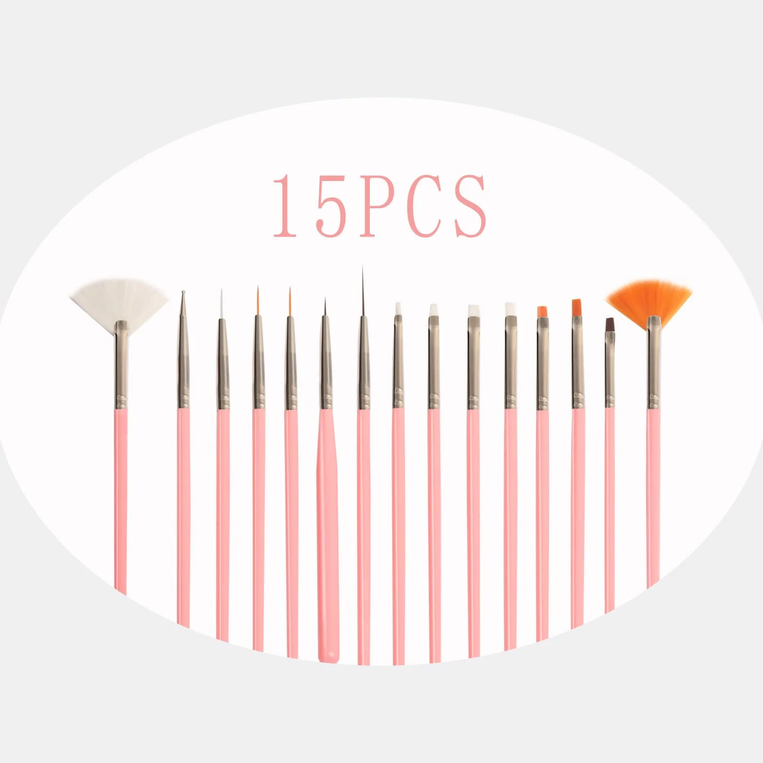 Pennelli per Unghie Nail Art Kit 31 pezzi Acrilico Dotting Pen Design Manicure