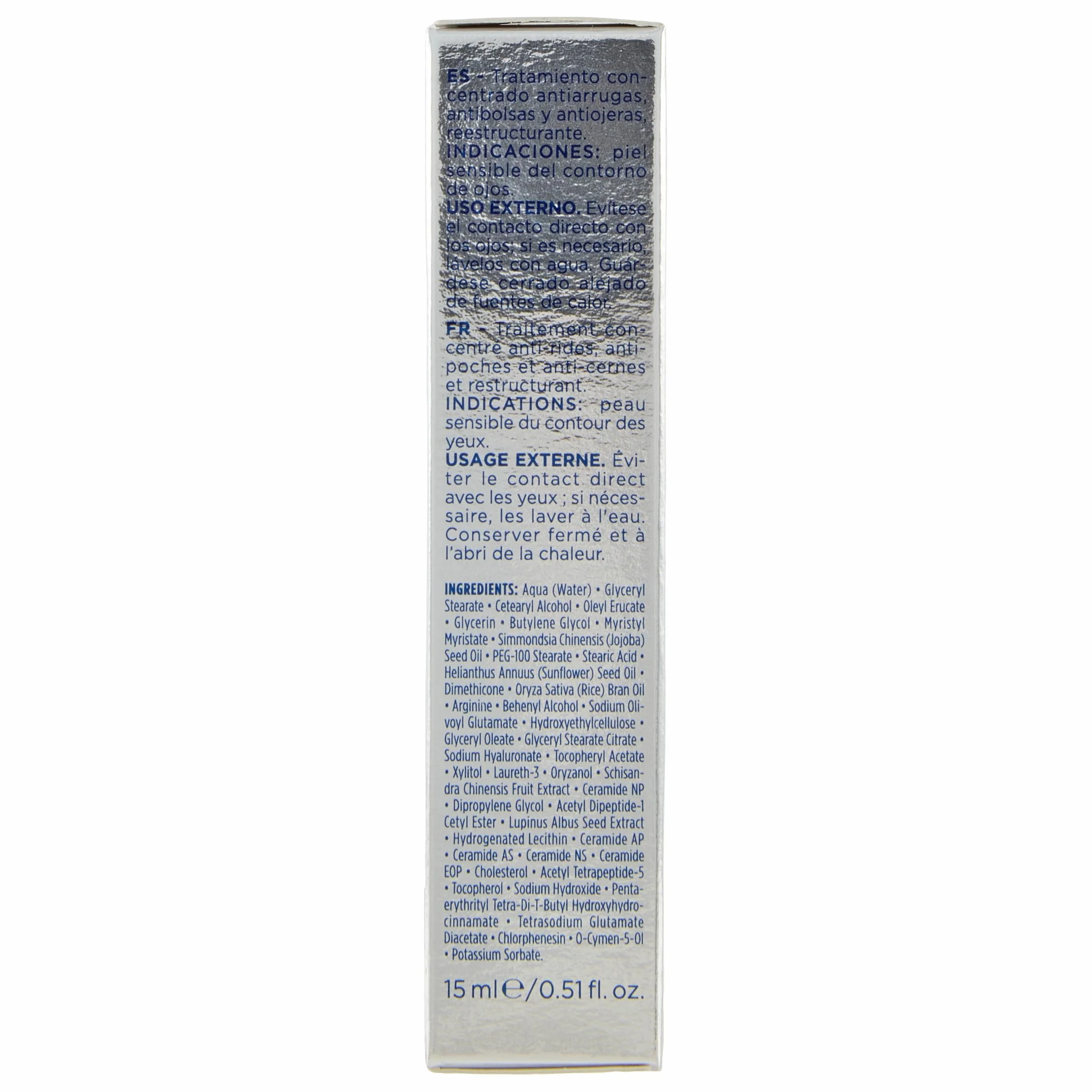 Rilastil Hydrotenseur Crema Contorno Occhi Antirughe Idratante e Nutriente, Tripla Azione Anti Age, Anti Borse, Anti Occhiaie, Ristrutturante 15 ml