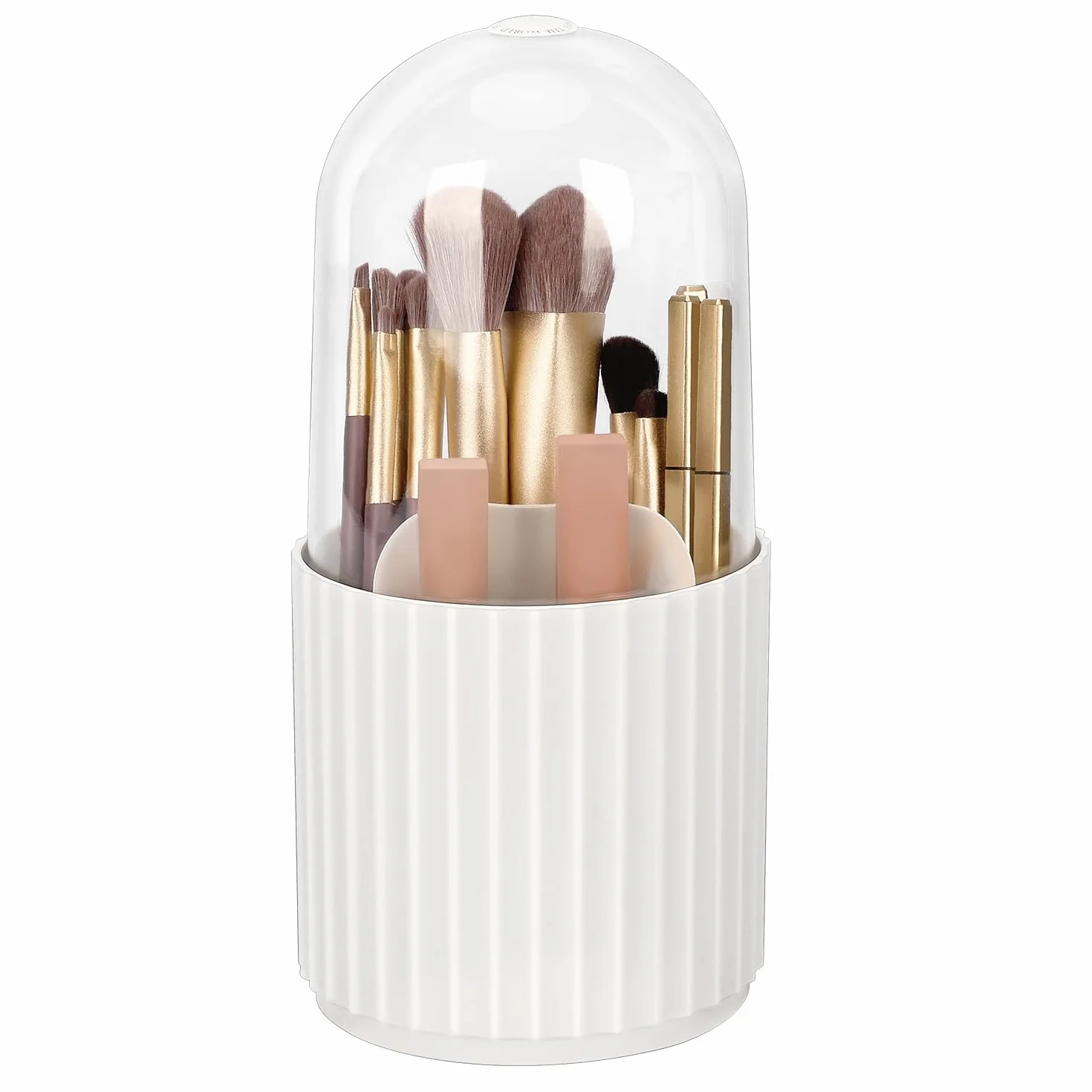 JessLab Trucco Pennello Titolare Organizzatore 360 Gradi Rotabile Cosmetici Stoccaggio Cassetto Bagno
