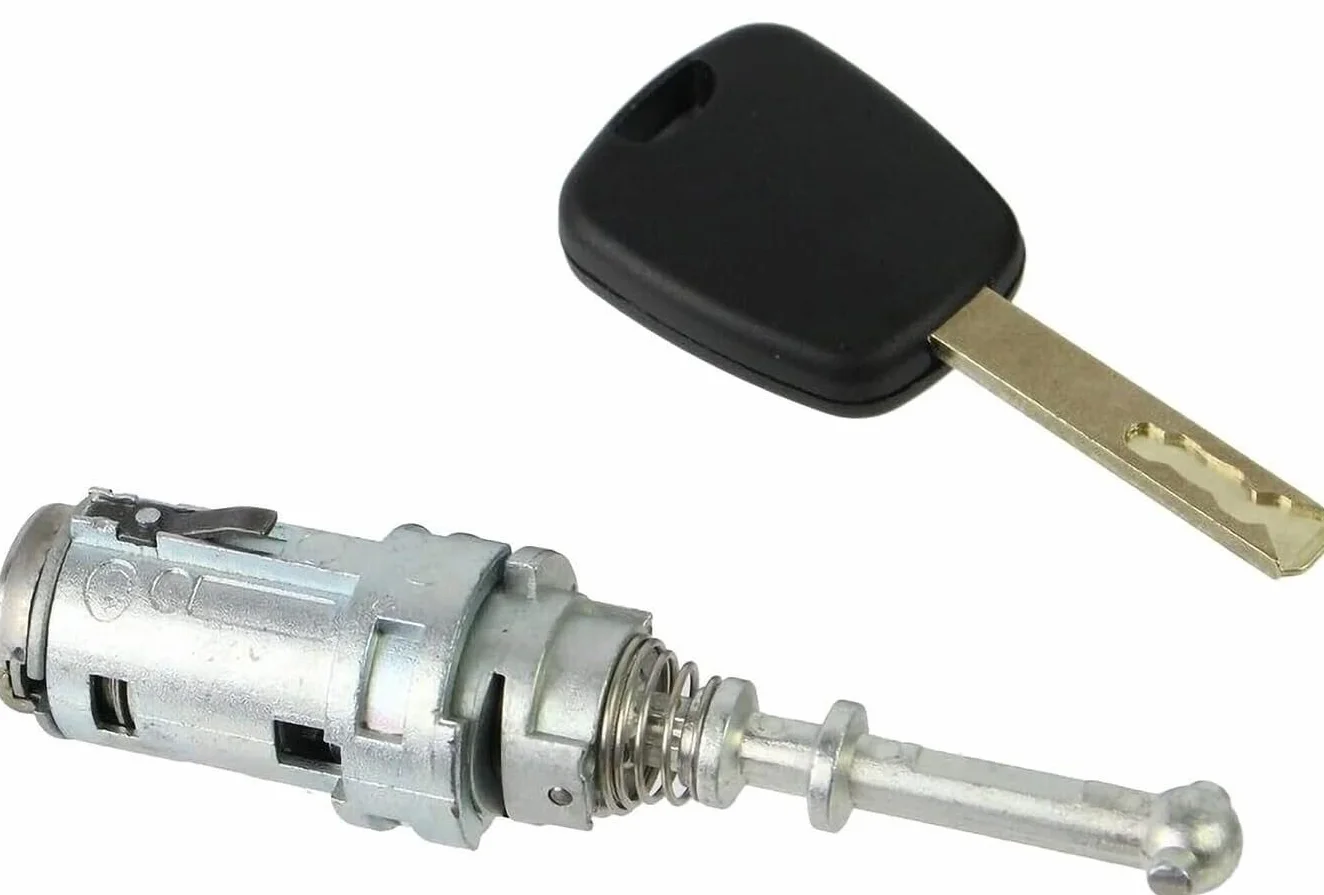 Citroen C2 C3 Barilotto completo porta anteriore sinistro lato conducente 2 klucze 9170T9