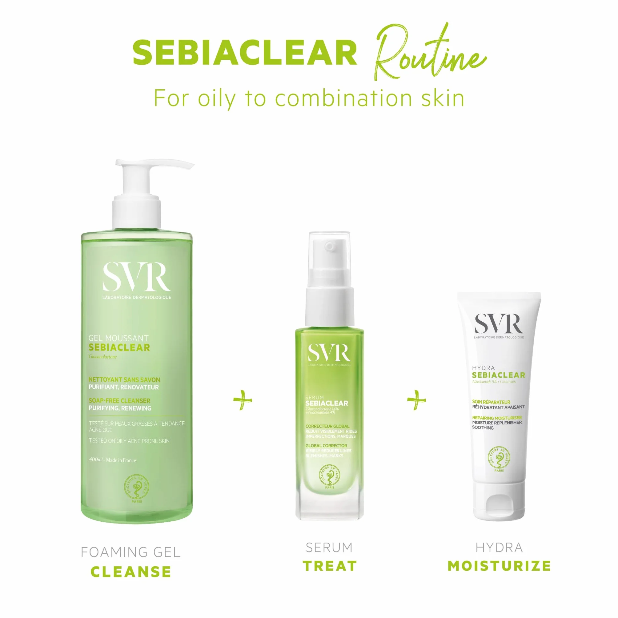 Sebiaclear Gel Moussant SVR 400ml