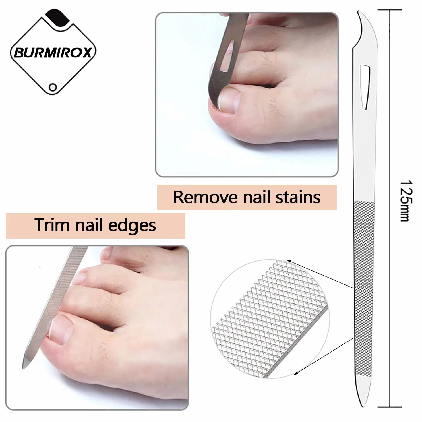 Tronchesino Unghie Piedi Professionale, Tronchesi per Cuticole，Tronchese Unghie Acciaio Inox in Acciaio Inox,per Unghie Spesse, con Funghi, Incarnite