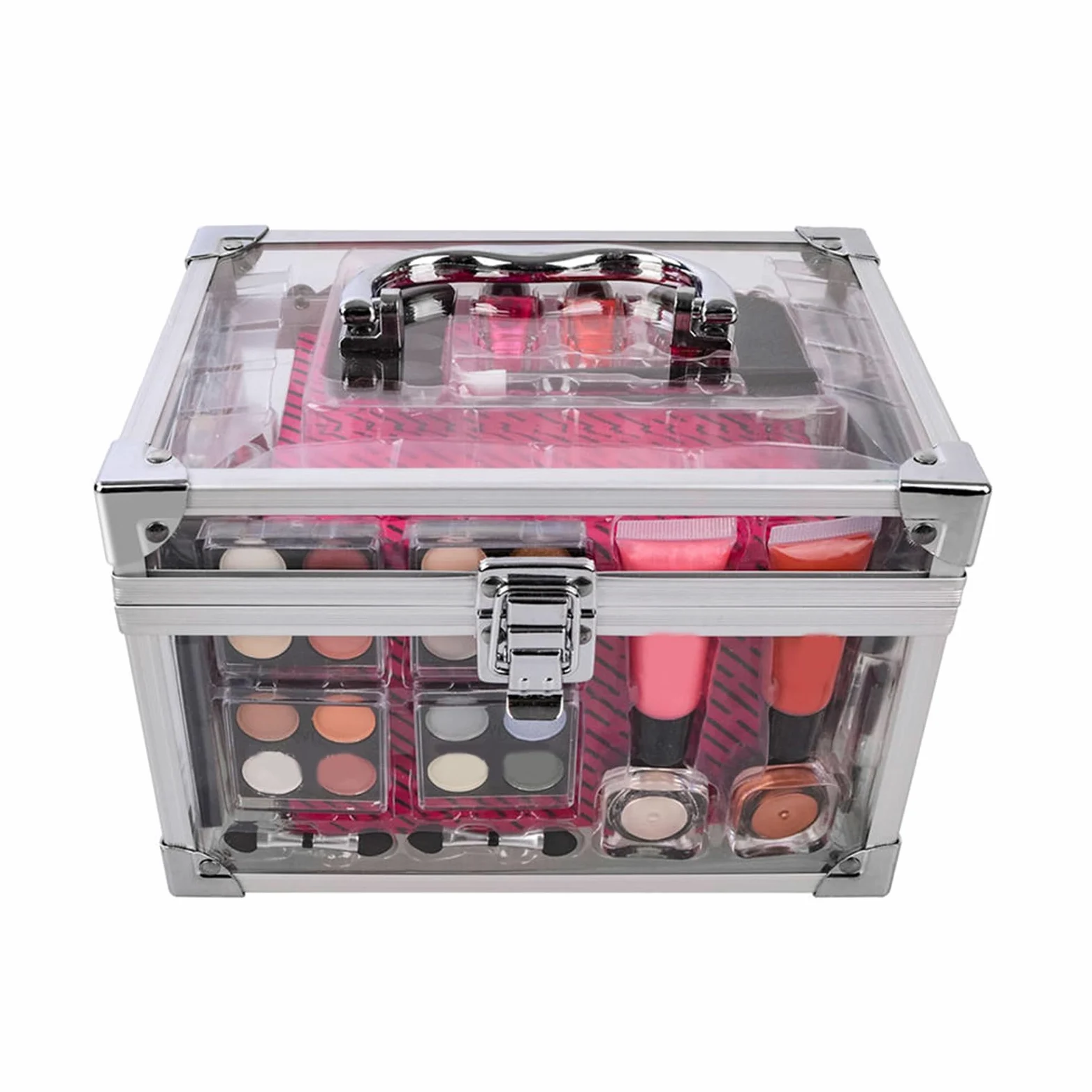Kit Di Trucco Per Donna Set Da Viaggio Compatto Con | Valigette Per Uso Quotidiano Halloween Matrimoni Teatro E Spettacoli