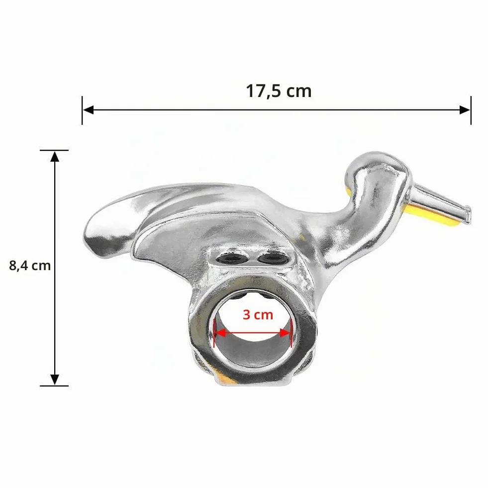 QWORK® Smontagomme per Auto, con 1 Paio di Protezioni per Cerchioni, in Acciaio Fuso, 30 mm
