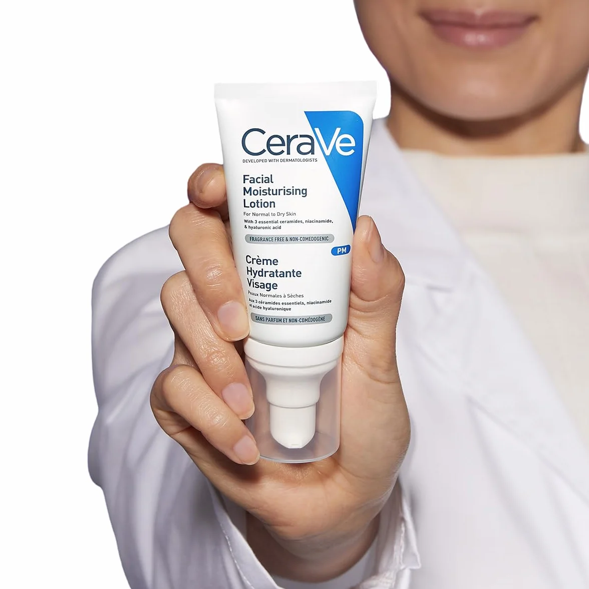 Cerave Crema Viso Idratante con Acido Ialuronico e Ceramidi 50Ml