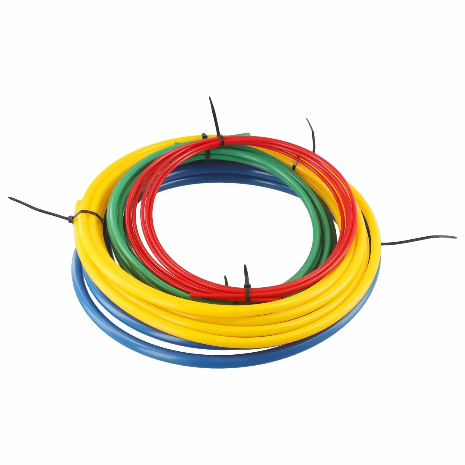 Kit piegatubi in rame per aria condizionata, set di molle piegatubi in plastica PE con 4 misure per HVAC, rosso, verde, giallo, blu