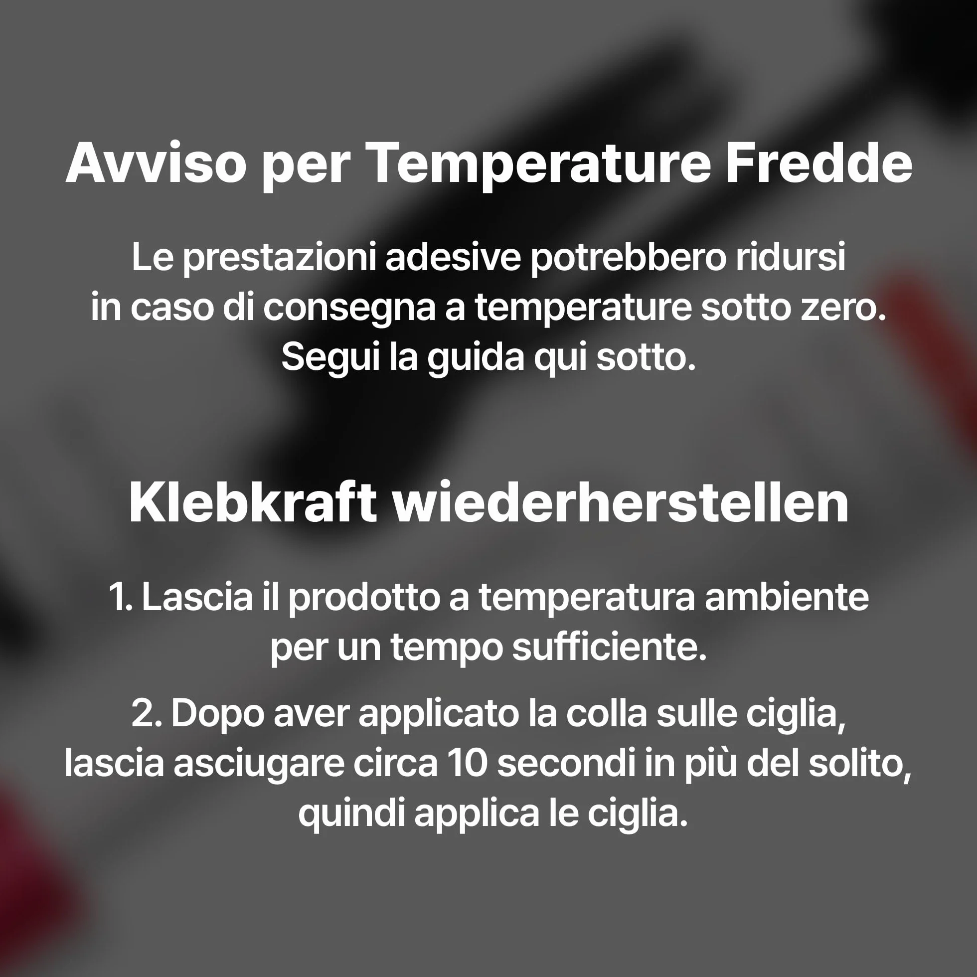 NOON'S UP Colla per Ciglia Finte senza Formaldeide 4ml Trasparente