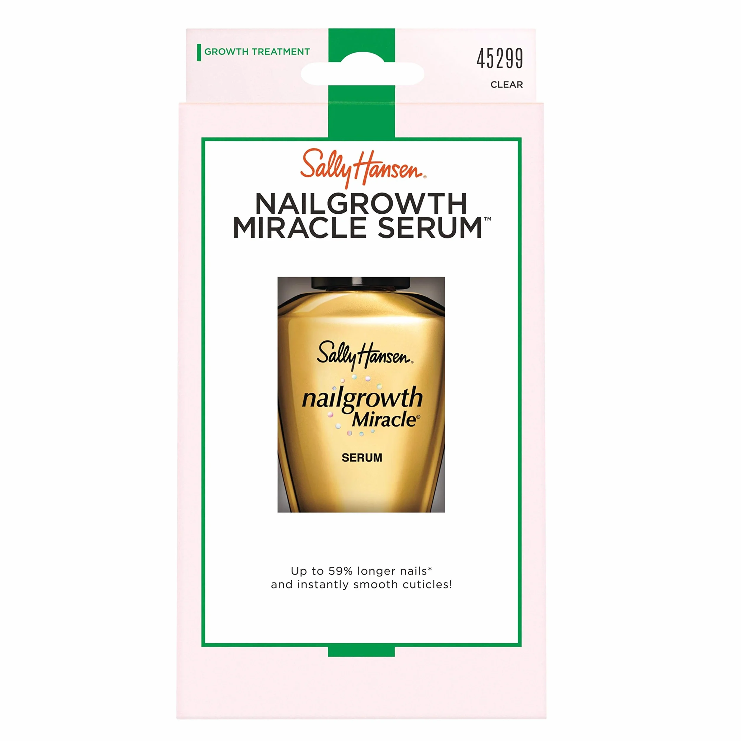 Sally Hansen - Trattamento Nail Growth Miracle per Unghie e Cuticole - Siero Arricchito con Biotina - 13,3 ml