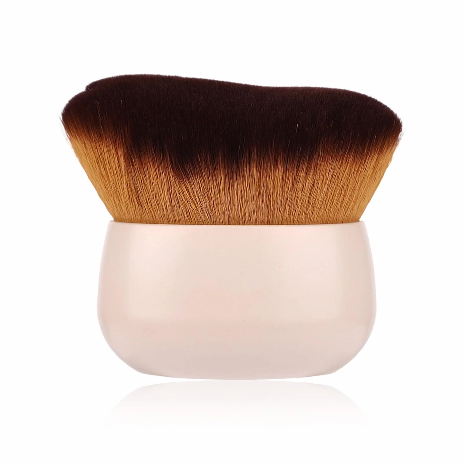 NQEUEPN Pennello Autoabbronzante Corpo, Pennello Trucco per Fondotinta in Polvere Abbronzante e Abbronzatura Spray Applicatore Autoabbronzante per Viso e Gambe (Bianco)