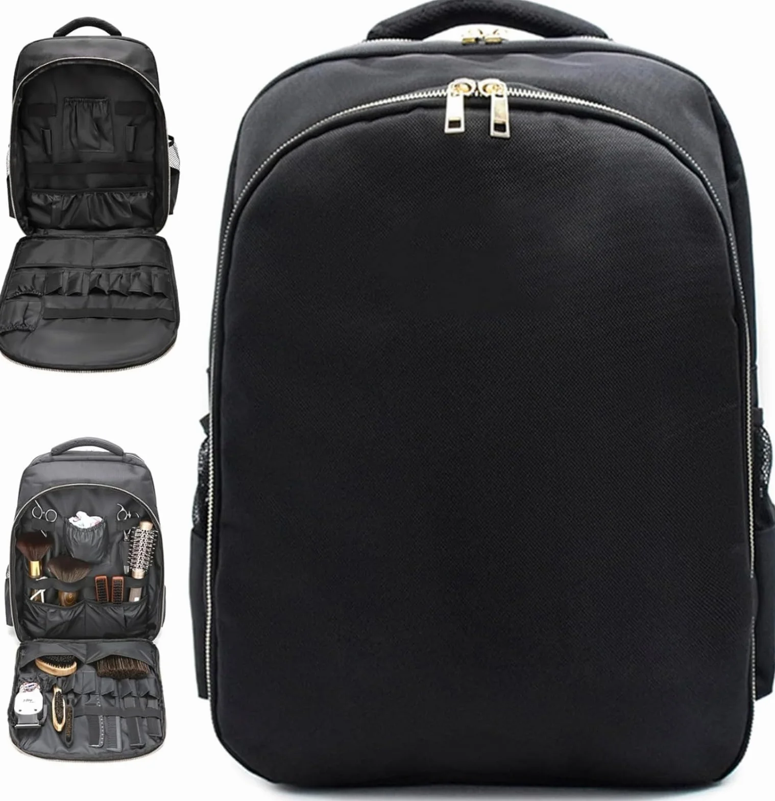 Zaino per Barbiere di capacità, Zaino per Utensili da Viaggio Multifunzionale 14x8x19 per barbieri, organizzatore di Strumenti per Parrucchiere Portatili per tagliatori e Forniture