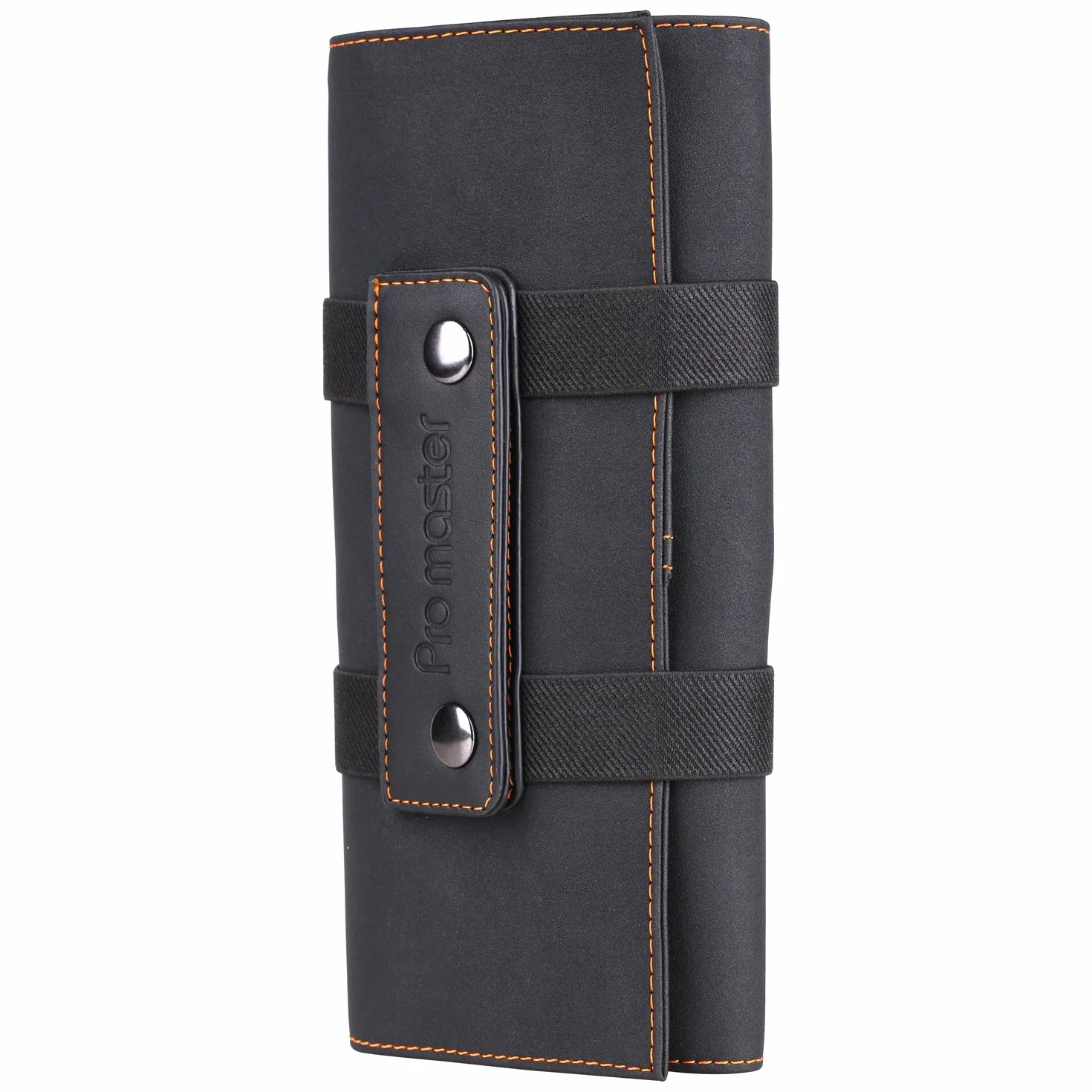 Astuccio per Accessori da Parrucchiere, Borsello per Forbici da Barbiere, Tessuto Morbido, Colore Nero