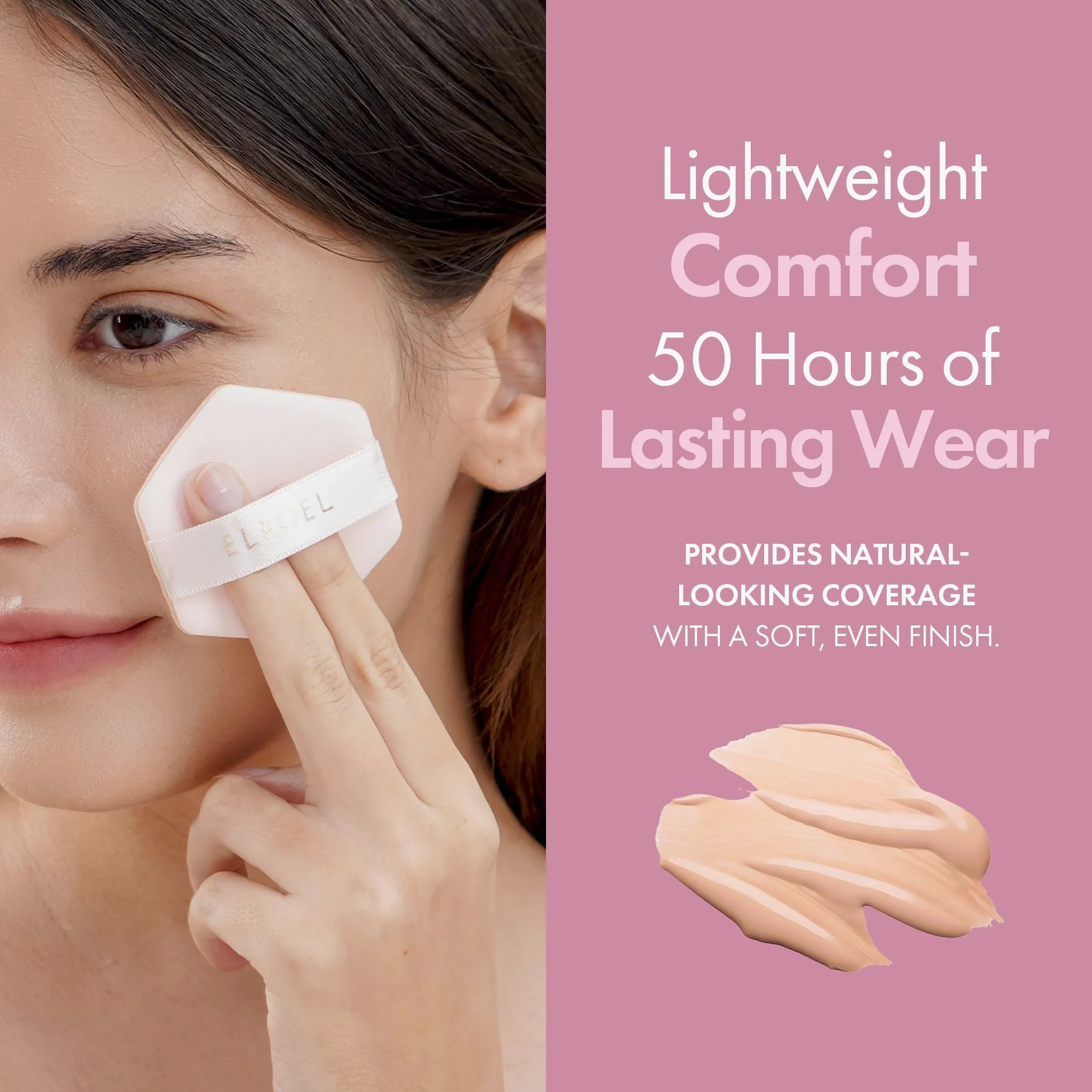 Elroel Fondotinta Cushion 25 Medium Beige SPF 50+ PA+++ 12,5 g | SPF 50+, PA+++
