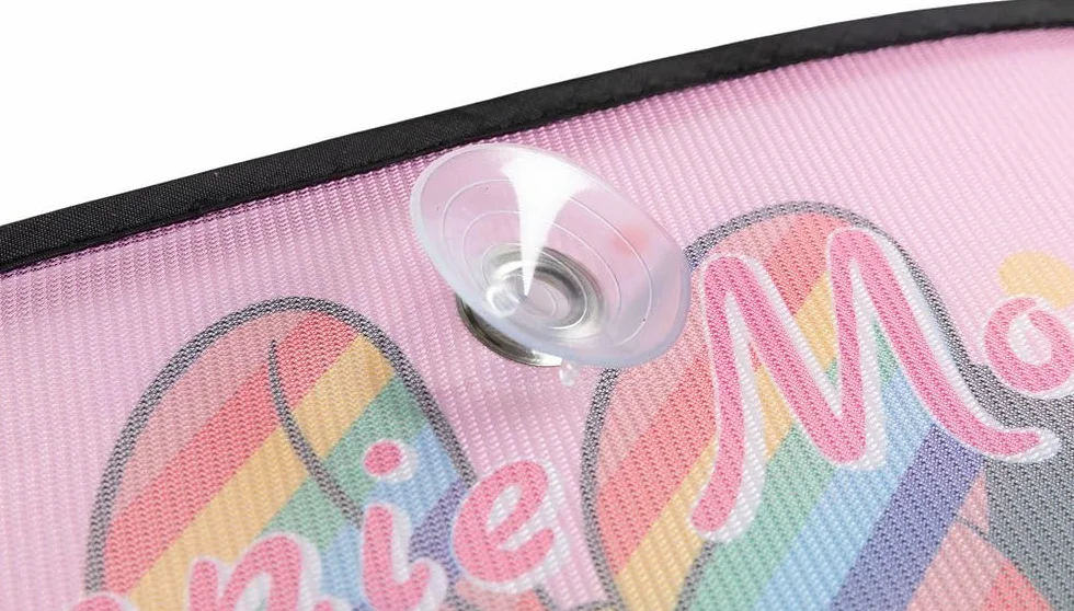 Parasole Laterali Auto per Bambini Minnie Coppia Set da 2 Protezione UV Riduzione Calore