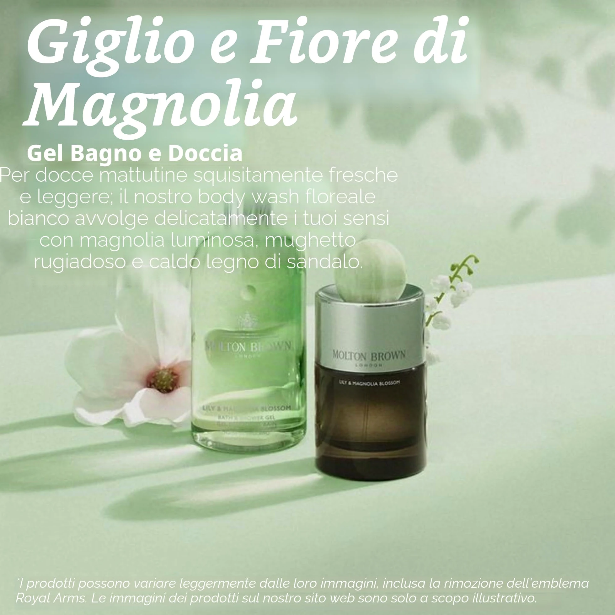 Molton Brown Lily & Magnolia Blossom Bagno & Doccia Gel 300 ml