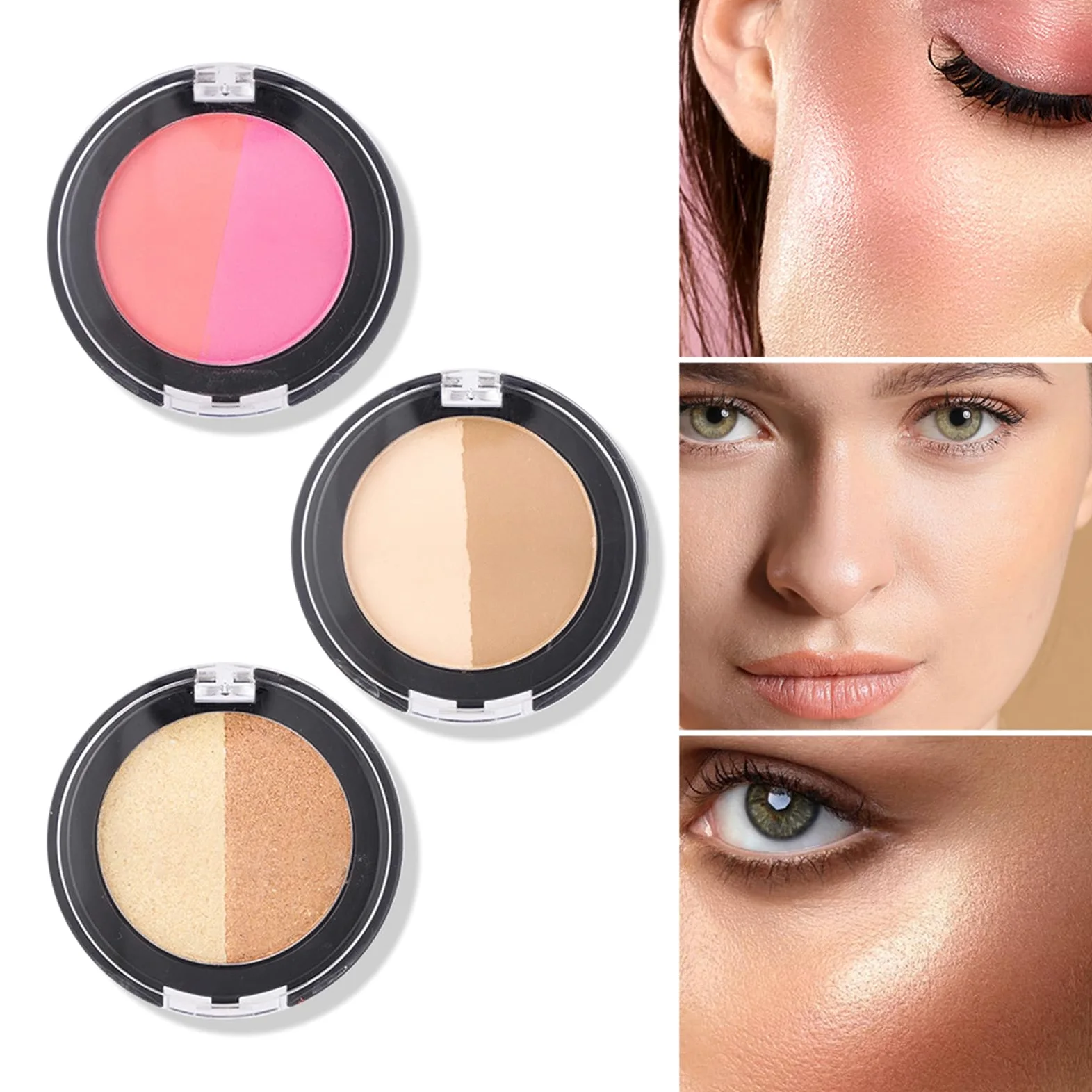 Kit Trucco Completo Ombretto Rossetto Fard Impermeabili per Trucco | kit di trucco per principianti per Casa, Viaggio, Vacanza, Viaggi d'Affari, Performance sul Palco, Eventi, Feste, Uscite