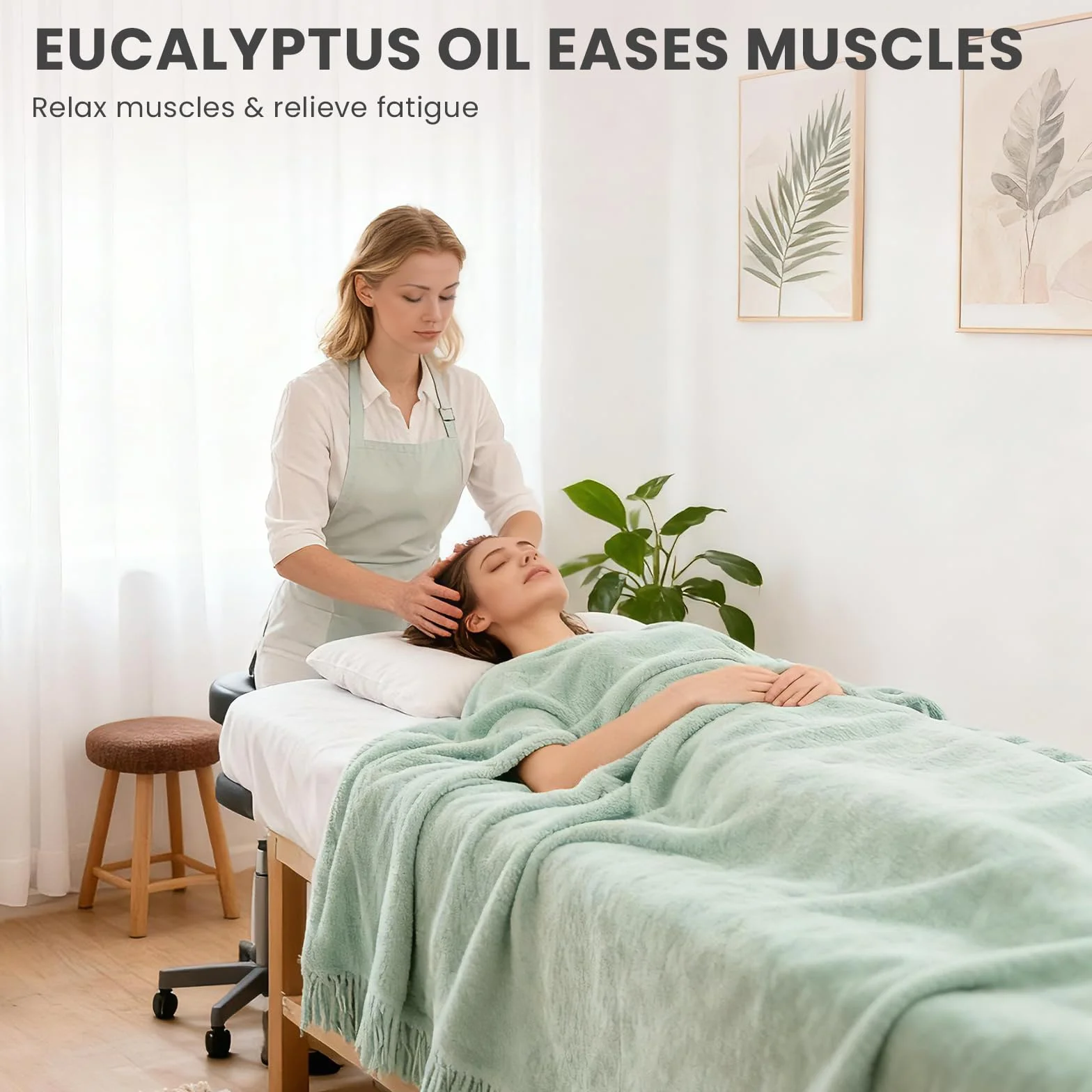 Olio Essenziale Eucalipto 118ml 100% Naturale per Aromaterapia Massaggi e Cura della Pelle