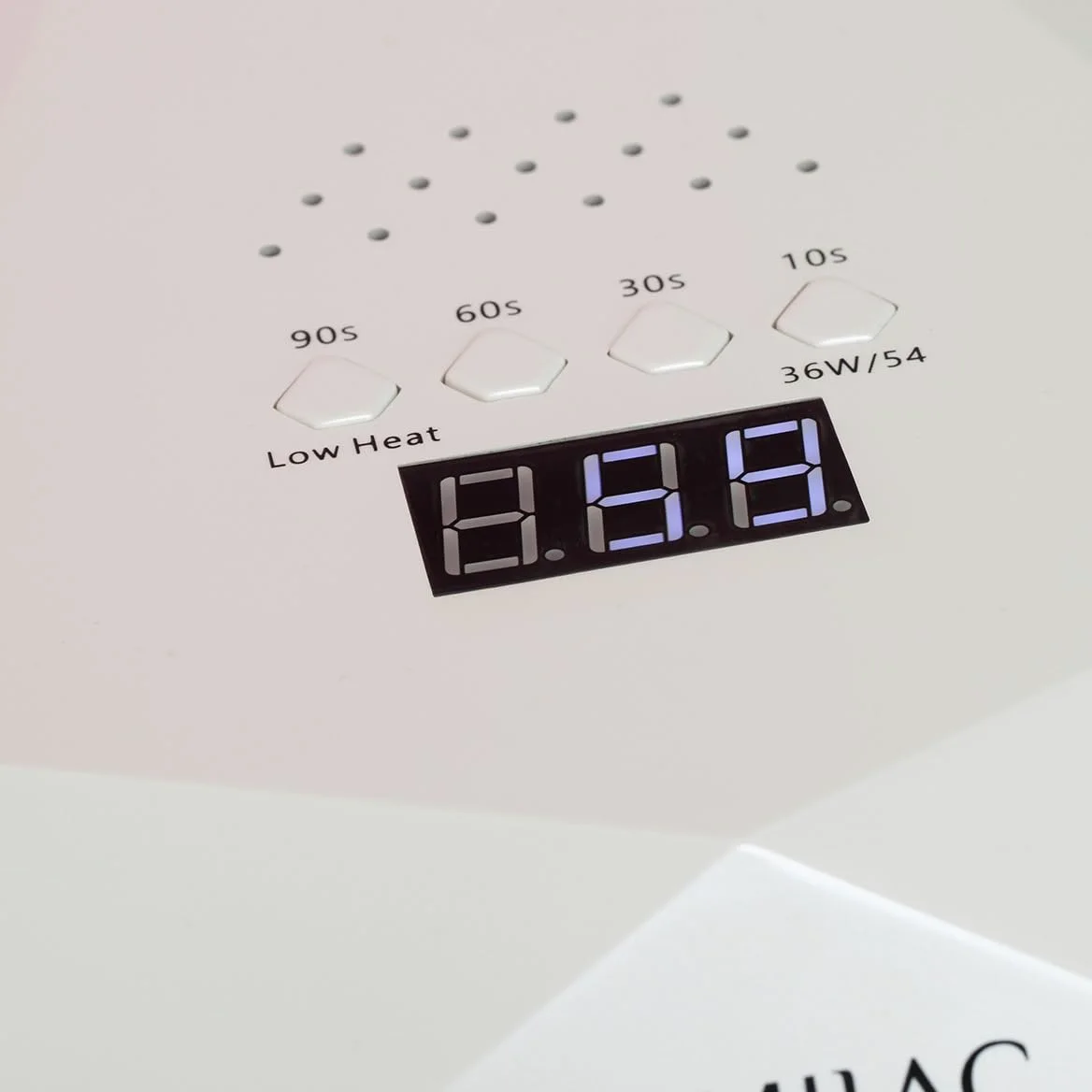Semilac Lampada UV professionale da 54/36 W per unghie in gel, con 4 tempi di polimerizzazione, display digitale, base rimovibile per una facile manicure e pedicure, asciugatura rapida.