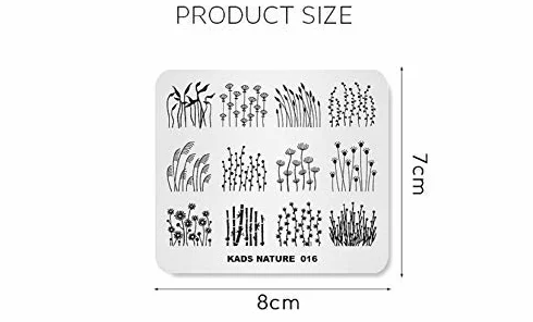 KADS Nail Art Image Stamp Stamping Plates with Cute Design of Animal per Nail Art Decoration e Nail Art fai da te (NA016)
