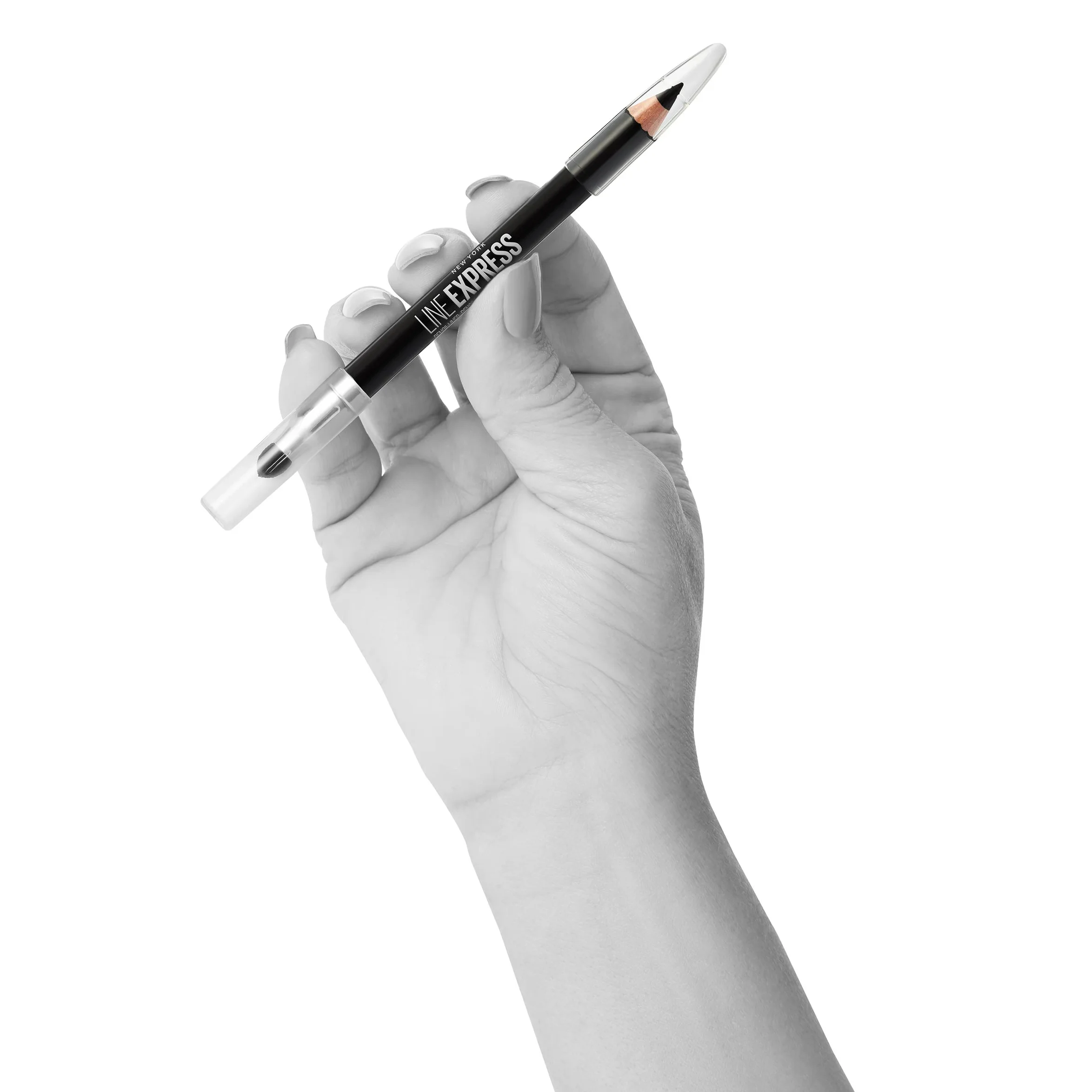 Maybelline New York Sharpenable Wood Pencil Eyeliner, Ebony Black, 1.10000000000000001 grammi