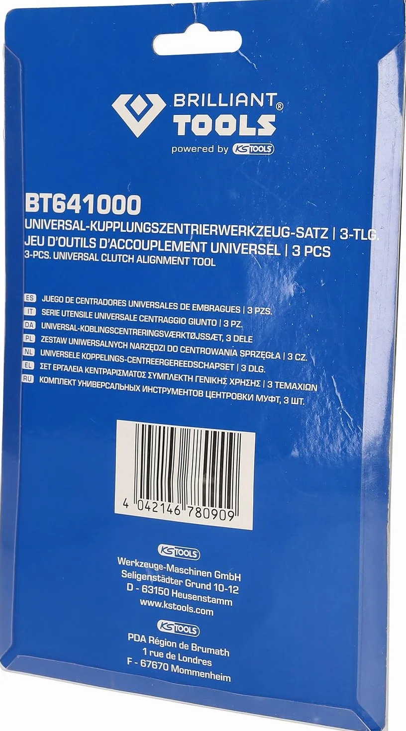 BRILLIANT TOOLS BT641000 Serie utensile universale centraggio giunto, 3 pz