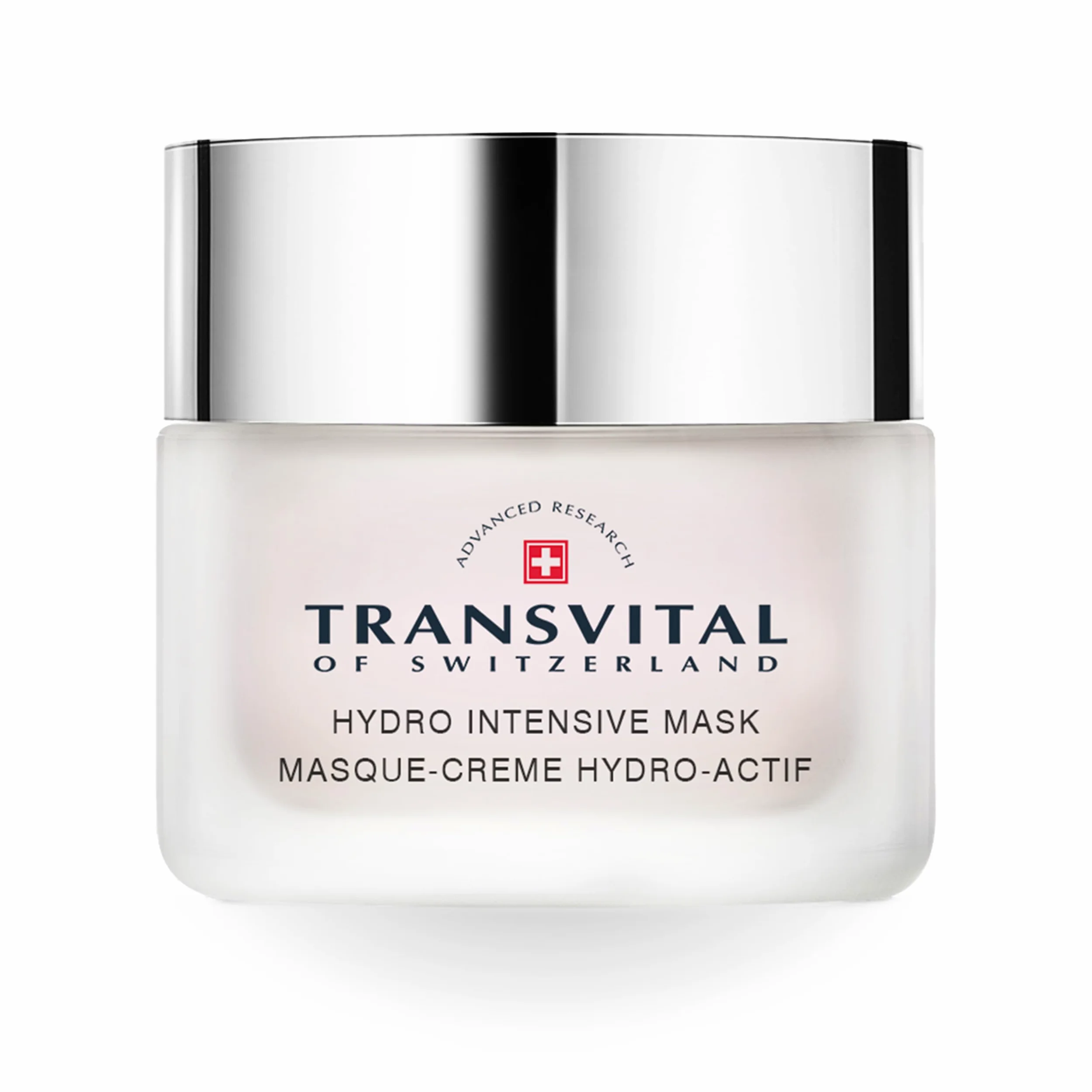 Transvital Hydro Intensive Mask 50 ml, Maschera viso idratante e riparatrice, Maschera viso con Aminoacidi e ingredienti altamente selezionati, Maschera idratante viso per tutti i tipi di pelle