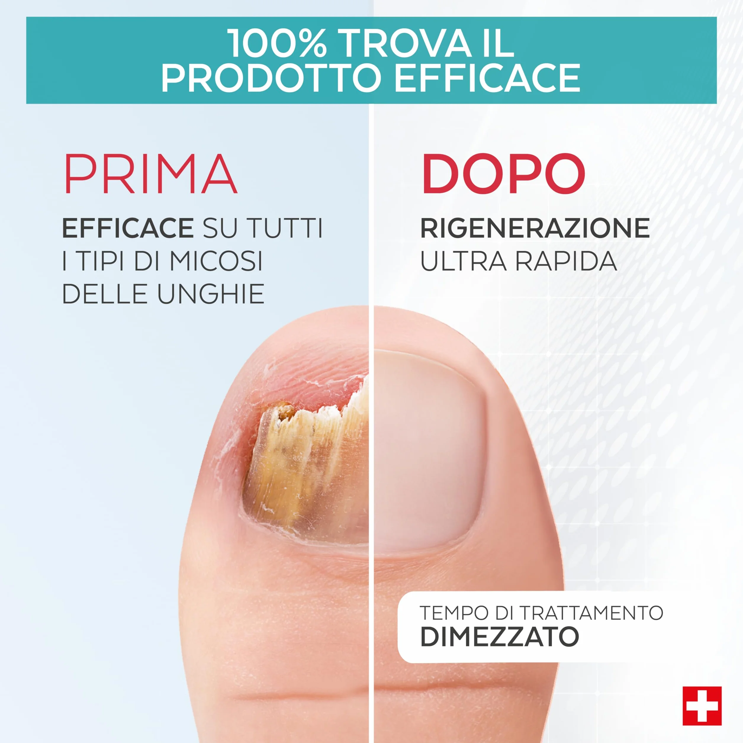 Trattamento micosi unghie piedi PODERM COMPLEMENT BOOSTER Prodotto in Svizzera