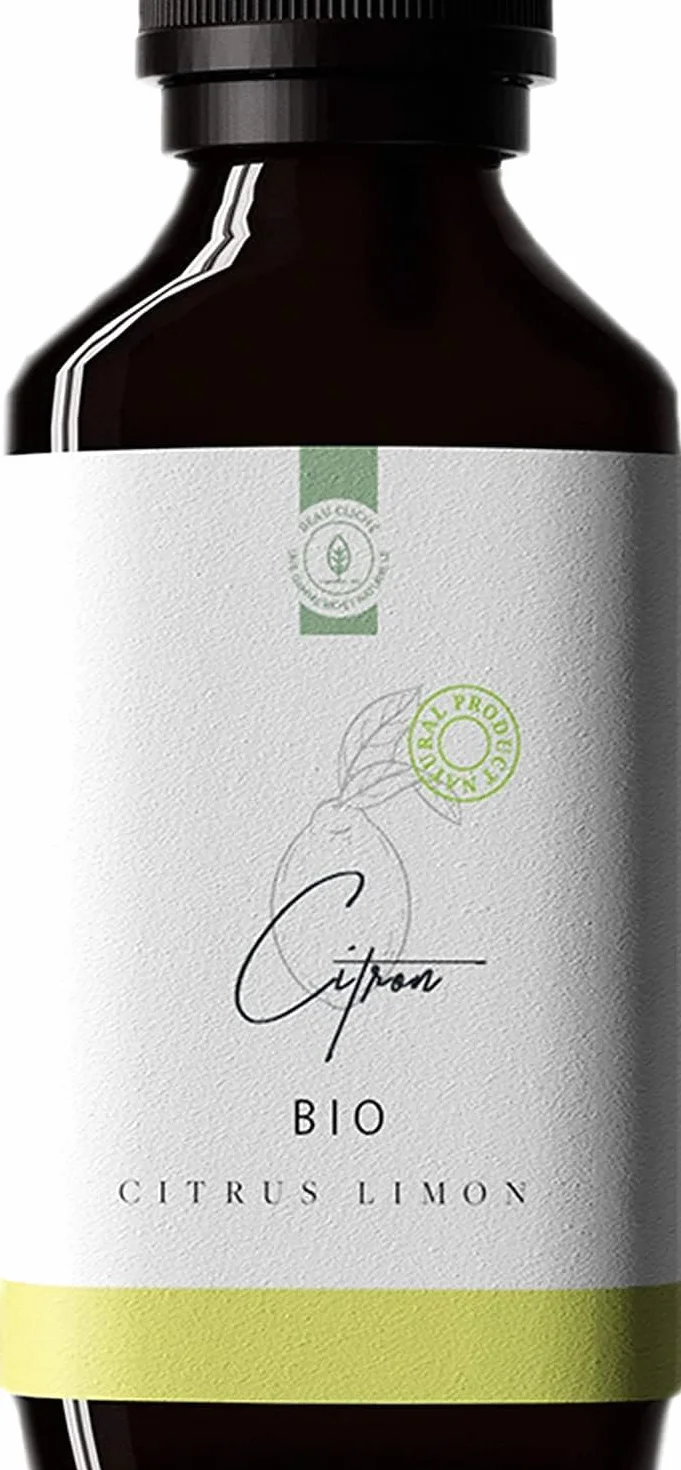 50ml Olio Essenziale di Limone BIO (Citrus limon Osbeck) - Coltivato in Italia - 100% Puro, Naturale e Biologico - Olio essenziale di Limone per Consumo, Cucina, Diffusore, Pulizia - Grado alimentare