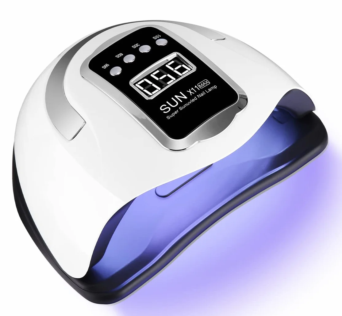 Zawaer Lampada UV LED 280W 66pcs Curare Rapidamente Unghie Pedicure, con Sensore Automatico e Schermo 4 Timer per Manicure a Casa e in Salone