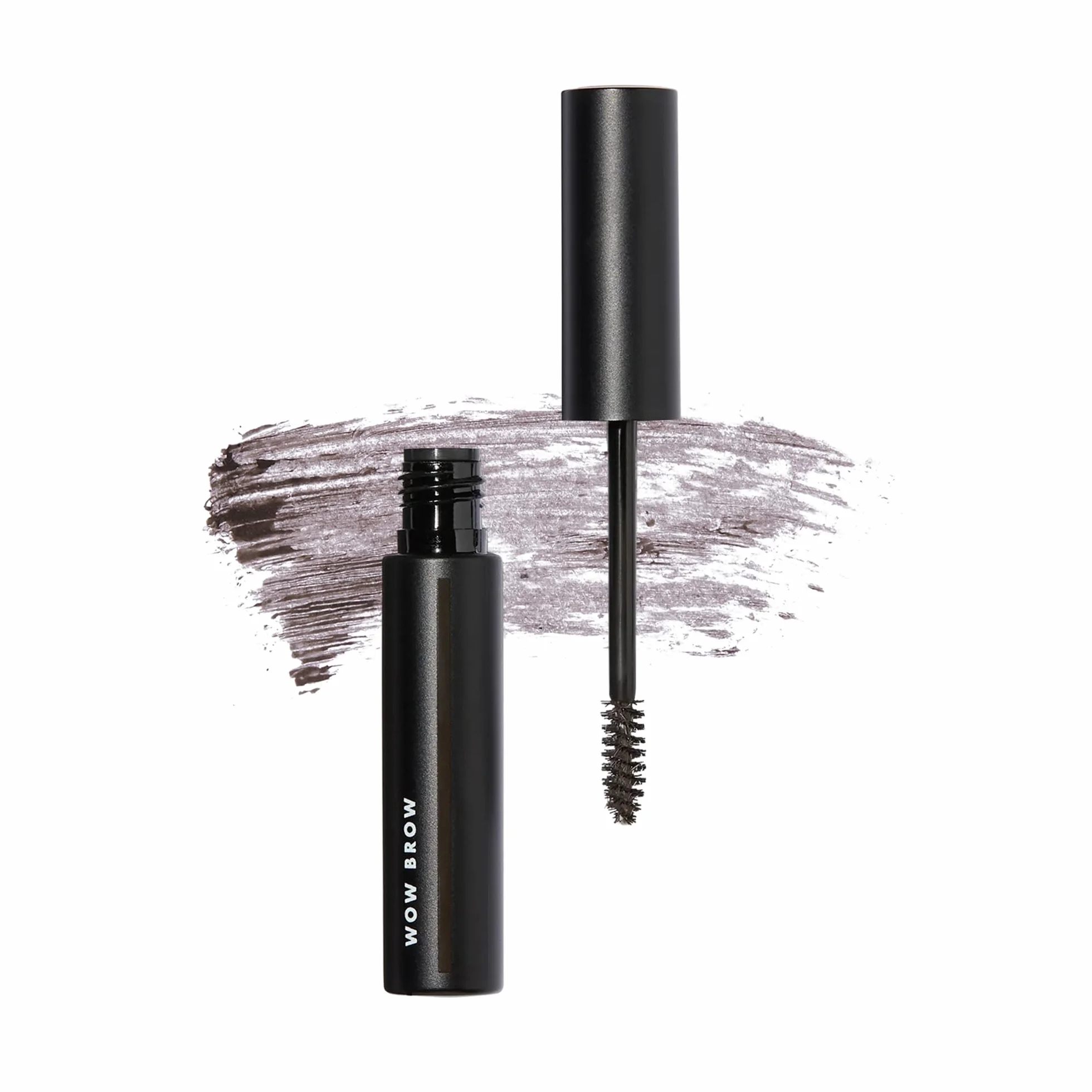 e.l.f. Wow Brow Gel, volumizzante, modulabile, ibrido cera-gel, crea sopracciglia piene e voluminose, fissa le sopracciglia, Deep Brown, infuso con fibre, 3,5 g