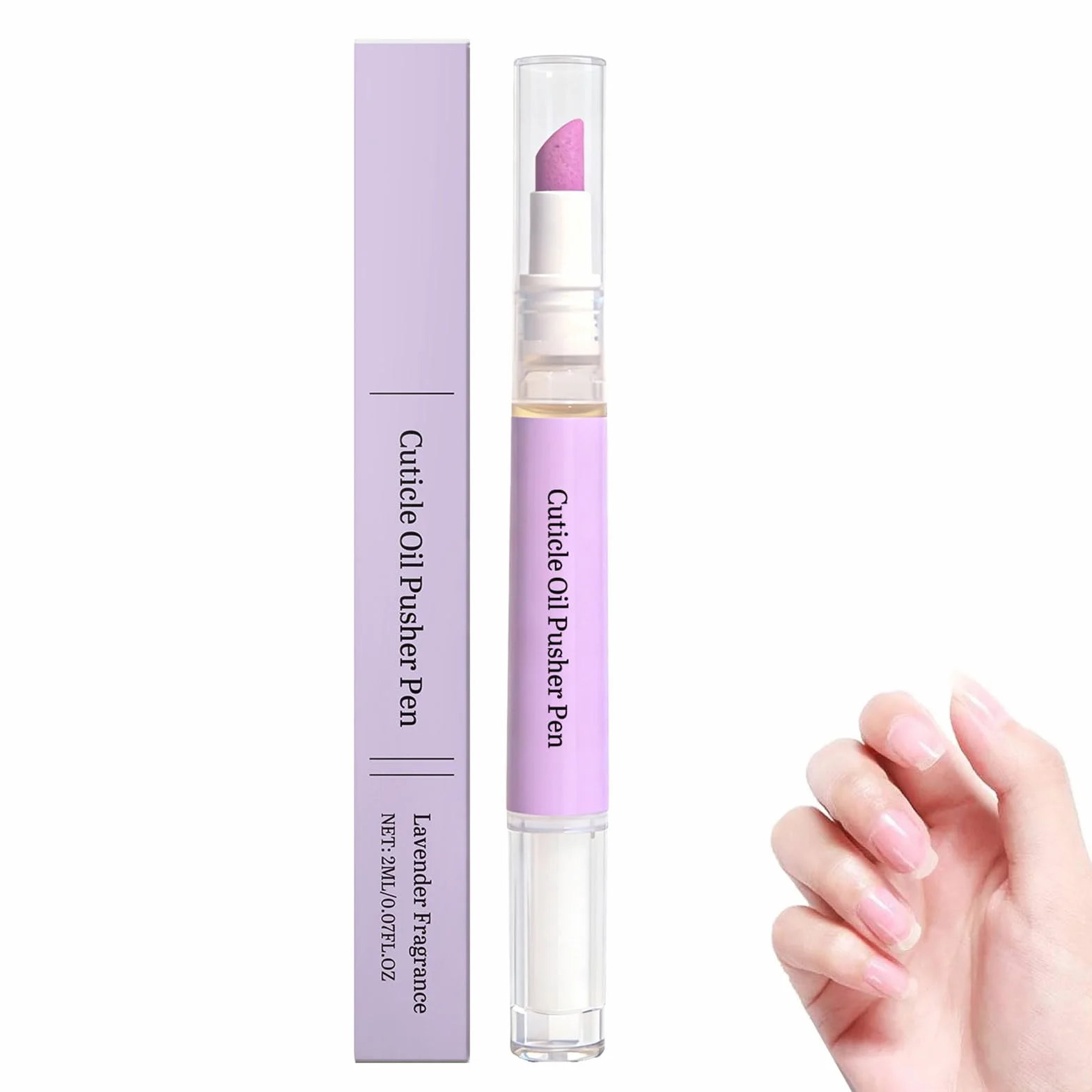 Rimuovi cuticole liquido, penna olio cuticole 2 in 1, penna spingi cuticole, Nail Care, penna a olio spingi cuticole, cura per la riparazione delle unghie secche e danneggiate (1 pezzo)